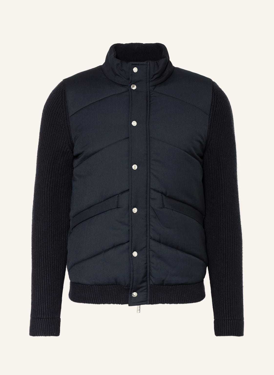 Image of Reiss Steppjacke Sinclair Im Materialmix blau