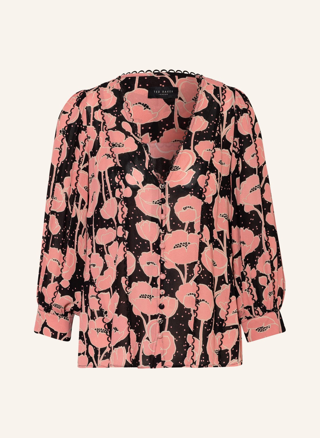 Image of Ted Baker Bluse Stephii Mit 3/4-Arm schwarz