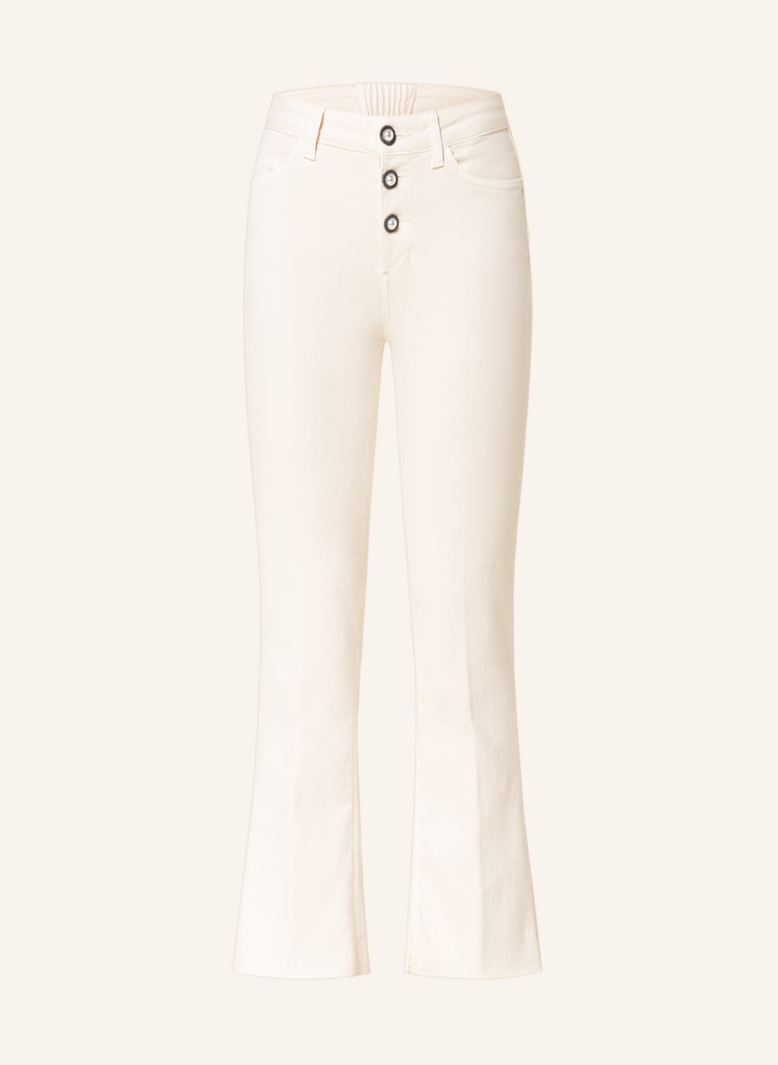 Image of Liu Jo 7/8-Jeans Mit Fransen beige