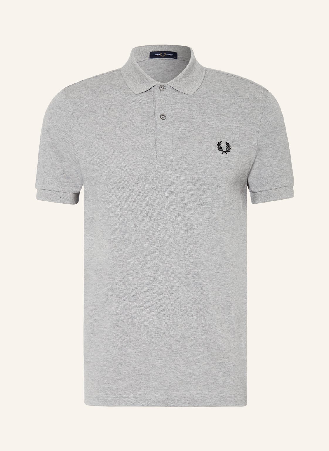 Image of Fred Perry Piqué-Poloshirt m6000 Slim Fit grau