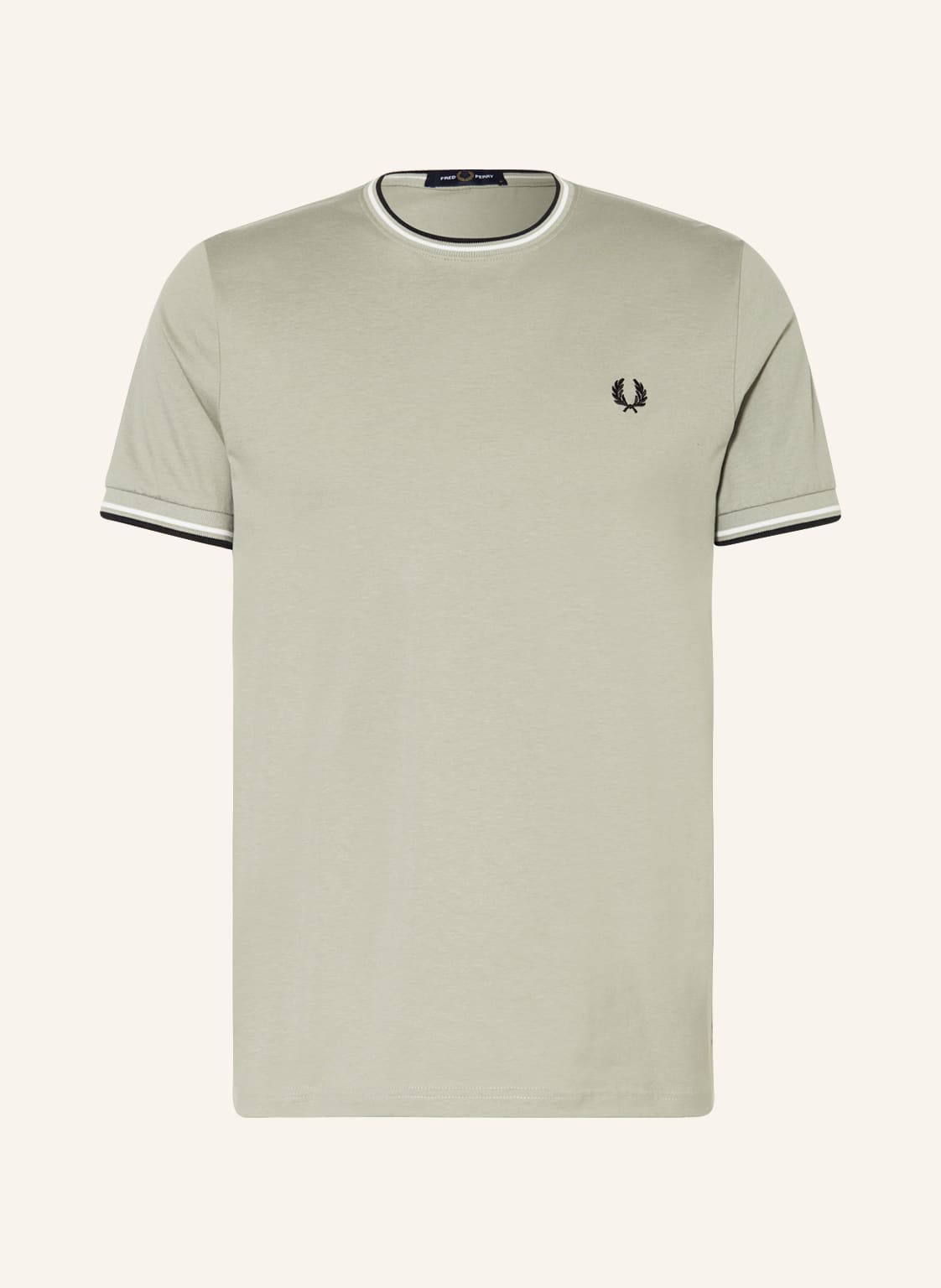 Image of Fred Perry T-Shirt m1588 gruen