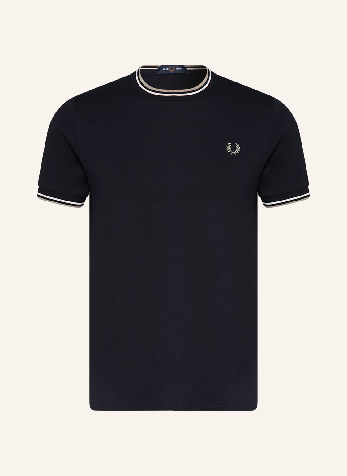Image of Fred Perry T-Shirt m1588 blau