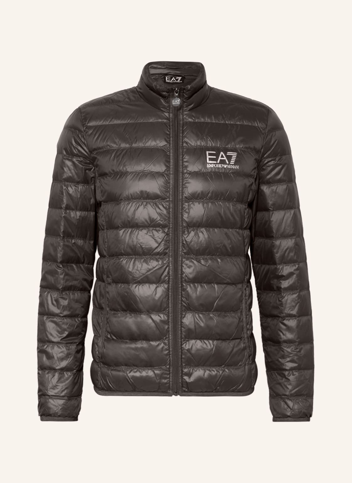 Image of ea7 Emporio Armani Lightweight-Daunenjacke grau