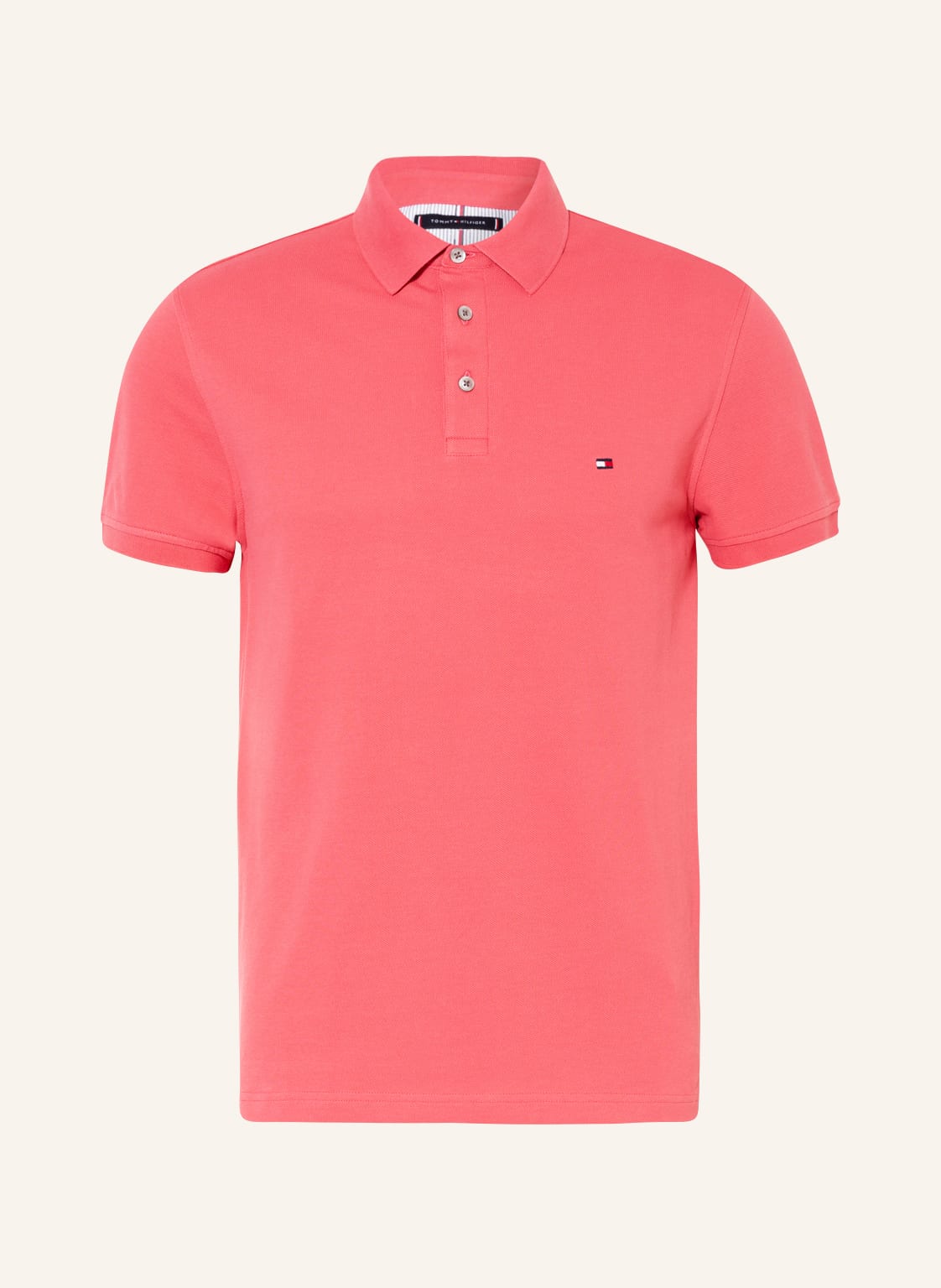 Image of Tommy Hilfiger Piqué-Poloshirt Slim Fit pink