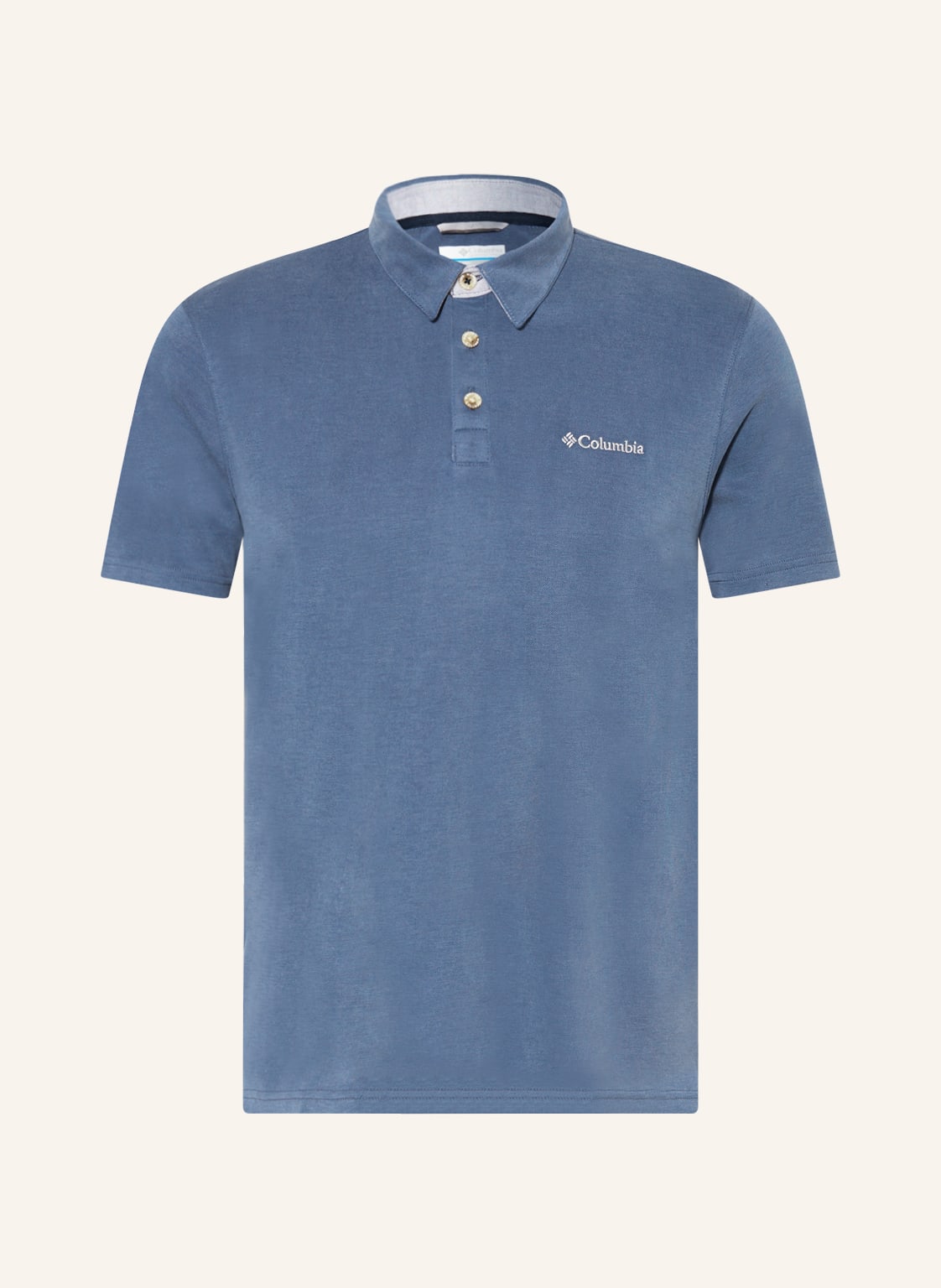 Image of Columbia Jersey-Poloshirt Nelson Point™ Activ Fit grau