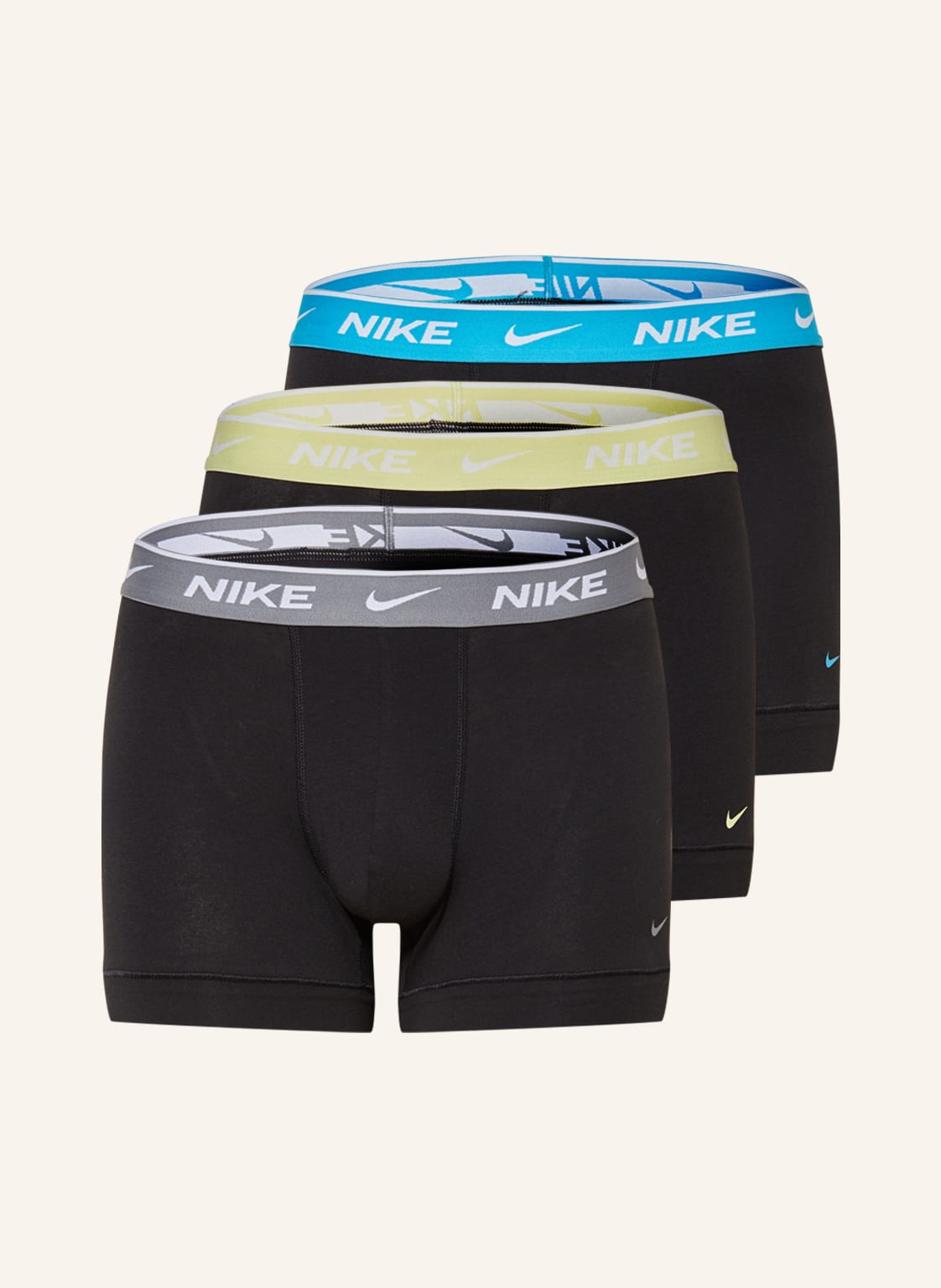 Image of Nike 3er-Pack Boxershorts Everyday blau