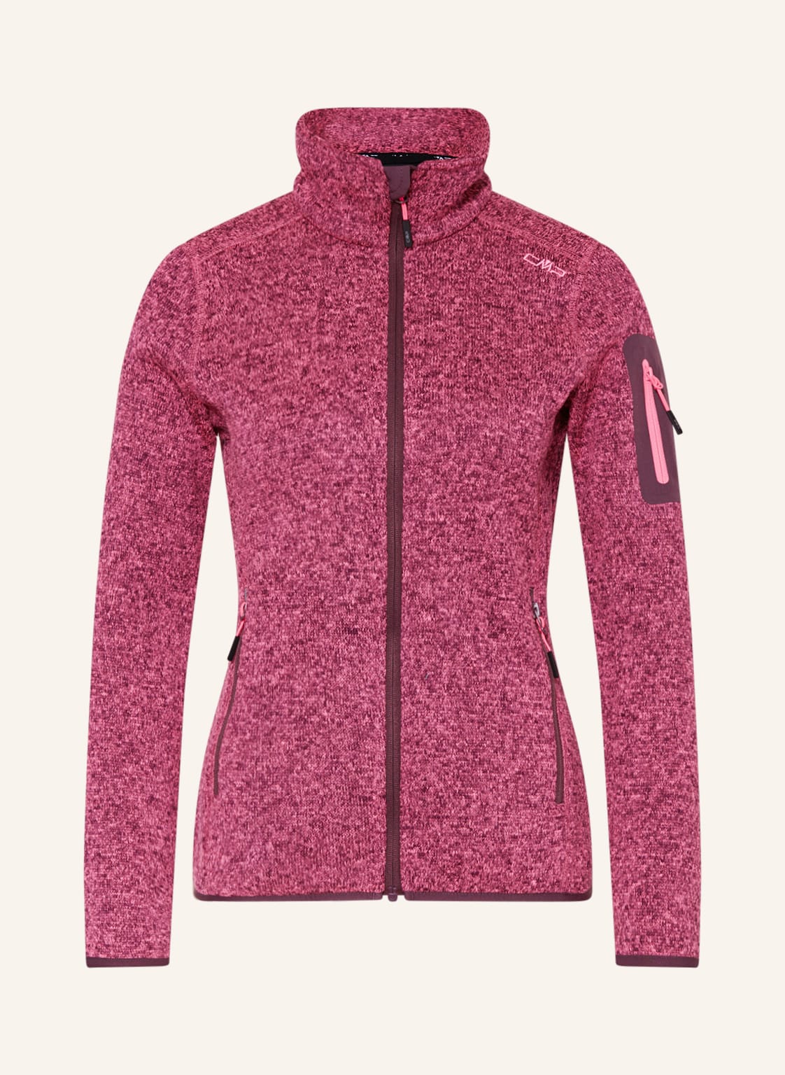 Image of Cmp Strick-Fleecejacke rosa