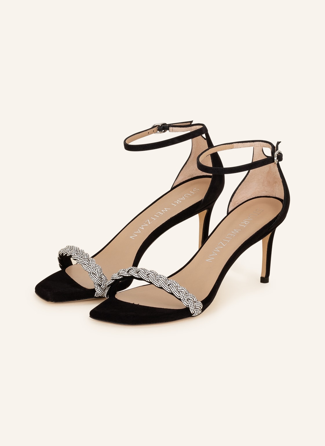 Image of Stuart Weitzman Sandaletten Nudistcurve schwarz