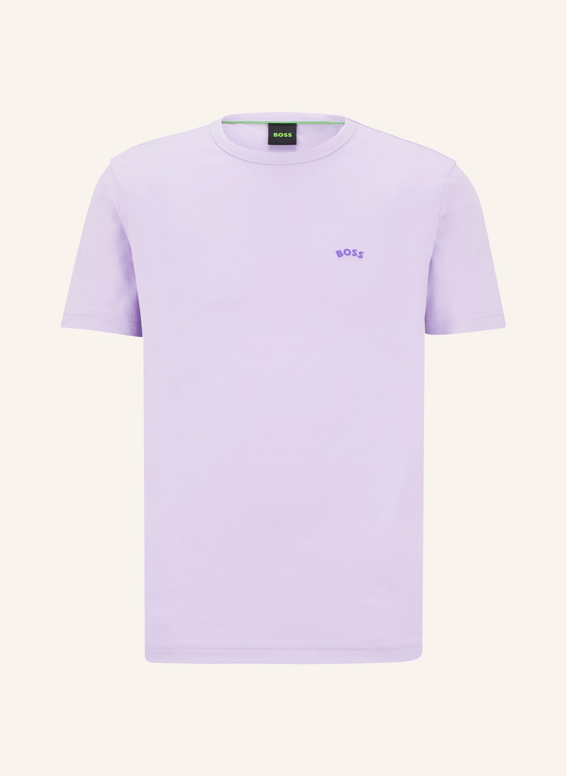 Image of Boss T-Shirt Tee Curved pink
