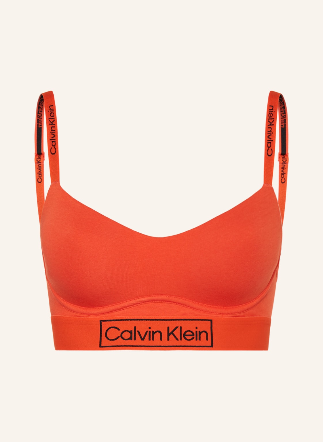 Image of Calvin Klein Bustier Reimagined Heritage orange