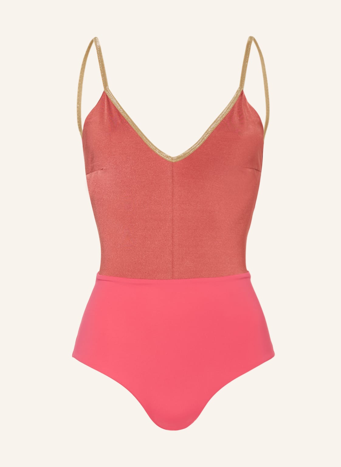 Image of Mymarini Badeanzug Vacationbody Shine Zum Wenden pink