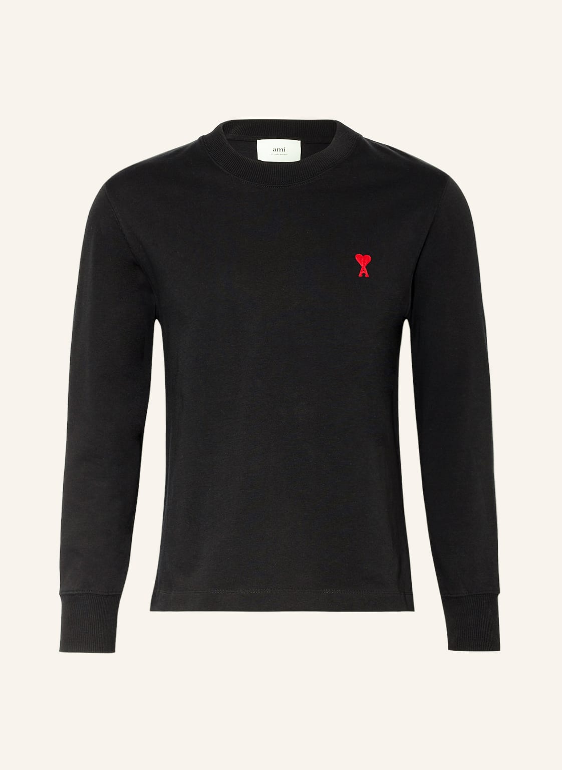 Image of Ami Paris Longsleeve schwarz