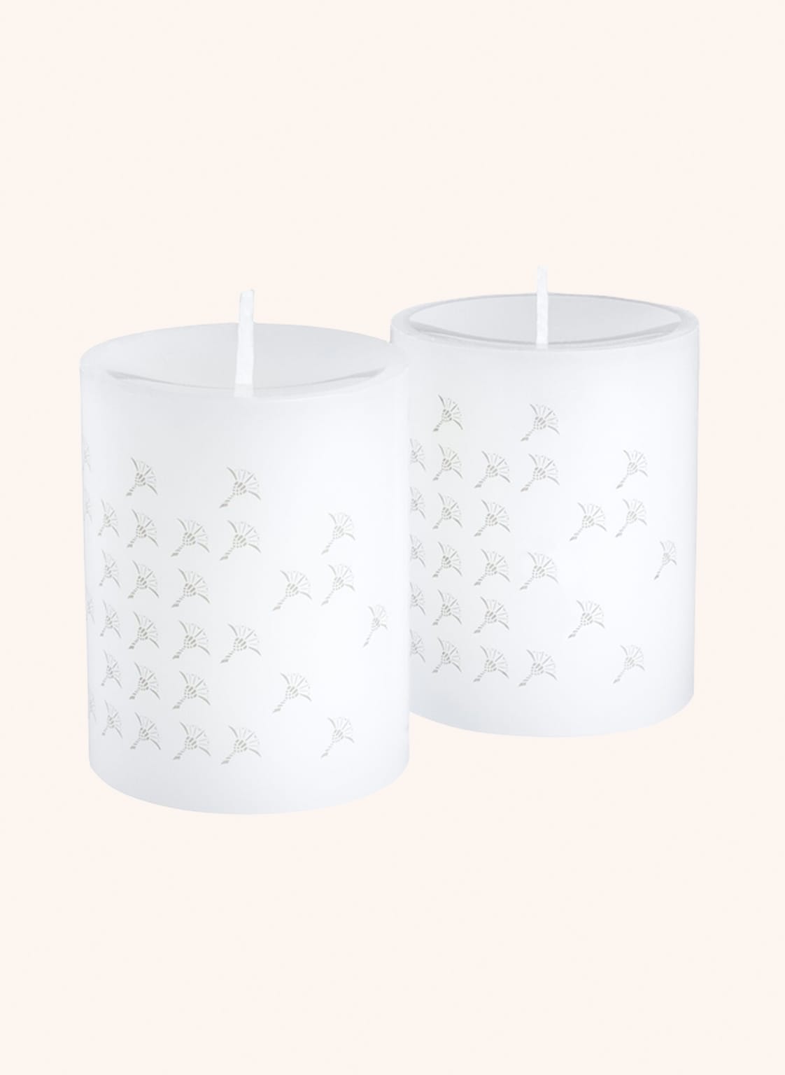 Image of Joop! 2er-Set Kerzen Joop! Faded Cornflower weiss
