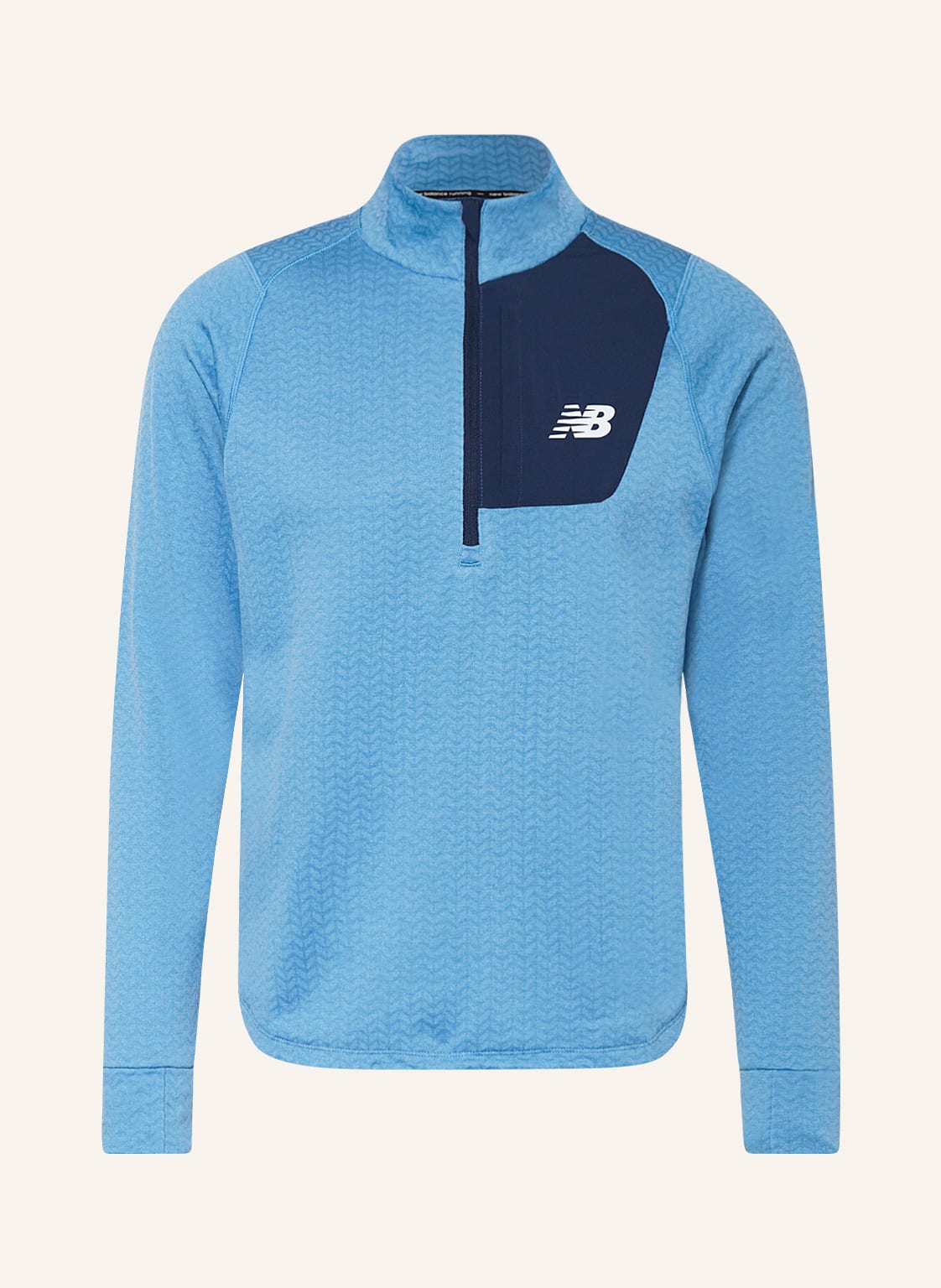 Image of New Balance Laufshirt Heat Grid blau