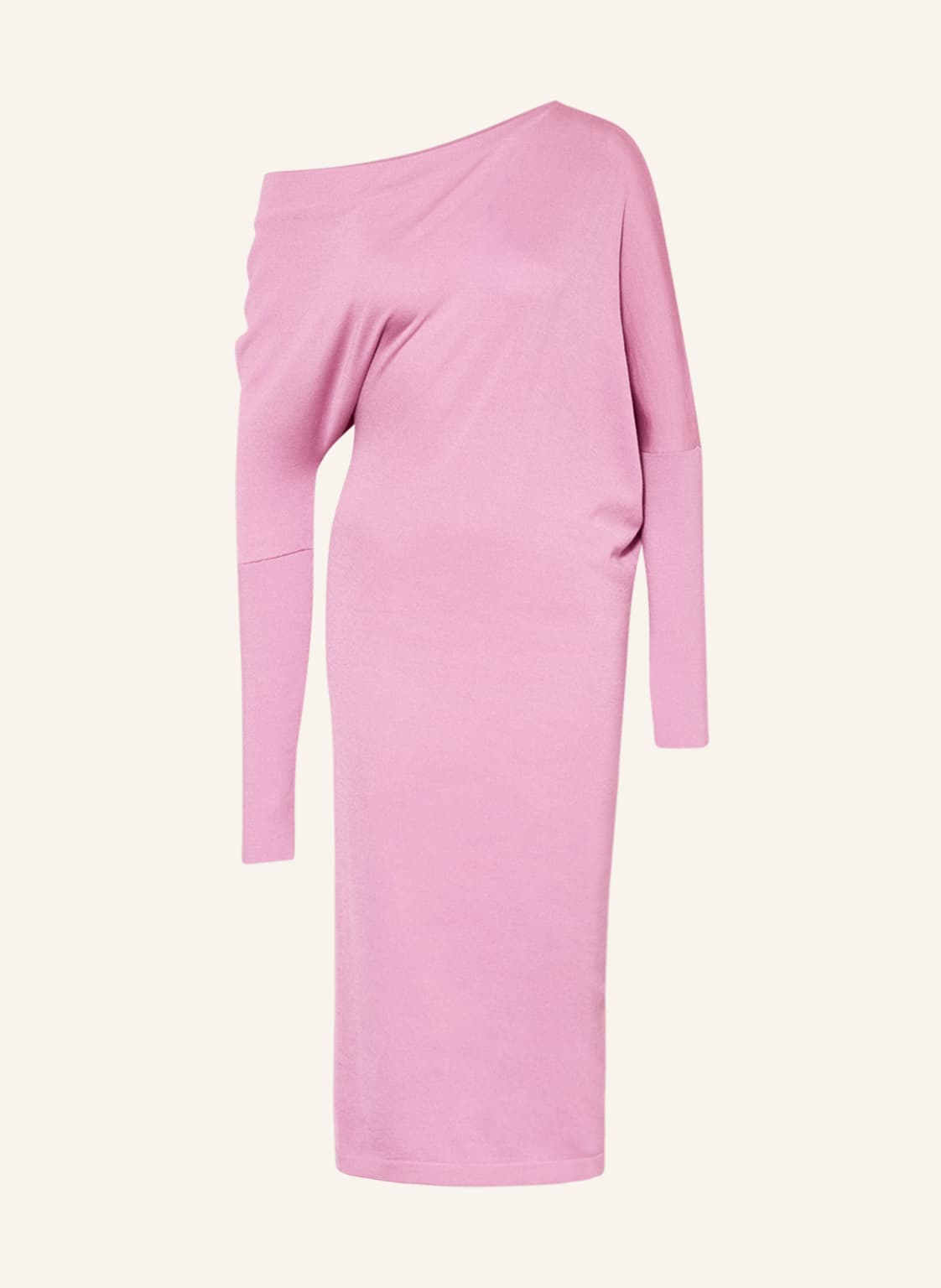 Image of Tom Ford Strickkleid Aus Cashmere Mit Seide rosa