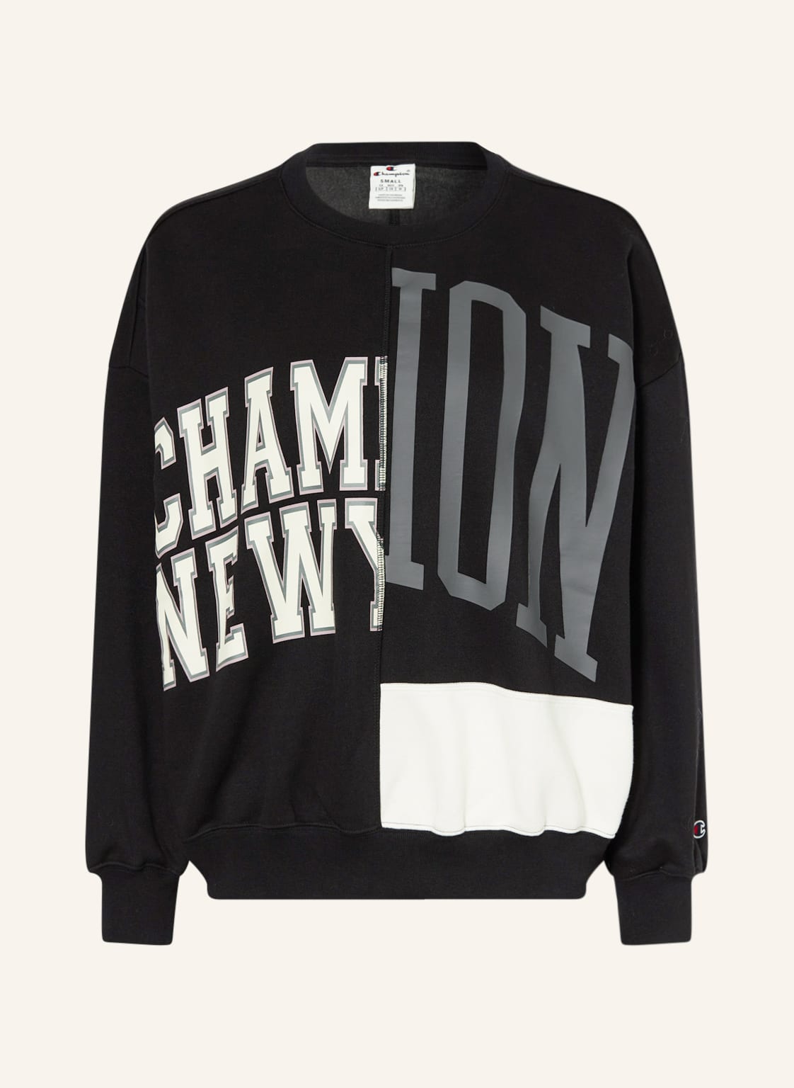 Image of Champion Oversized-Sweatshirt schwarz
