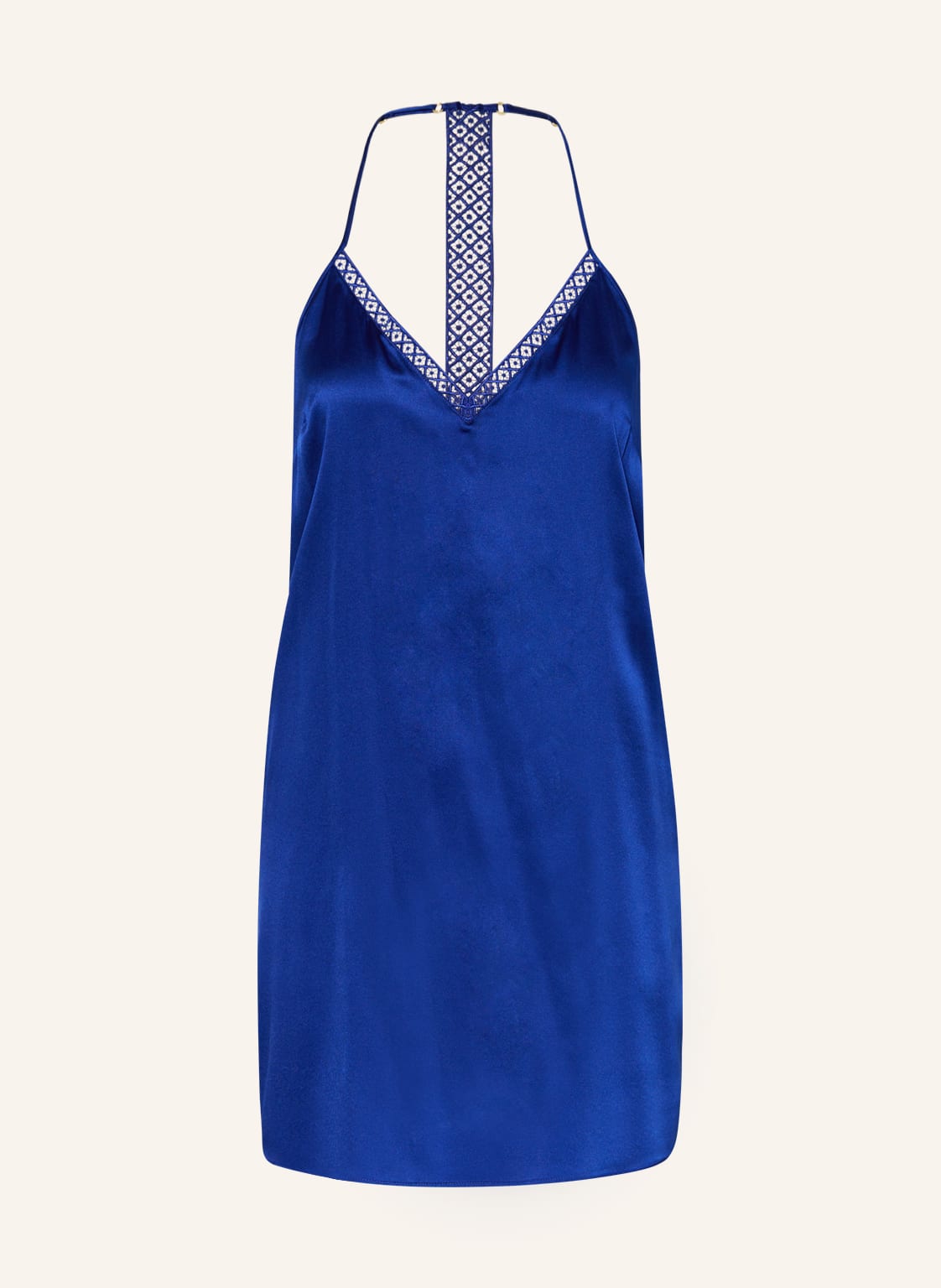 Image of Aubade Negligé Desire Aus Seide blau