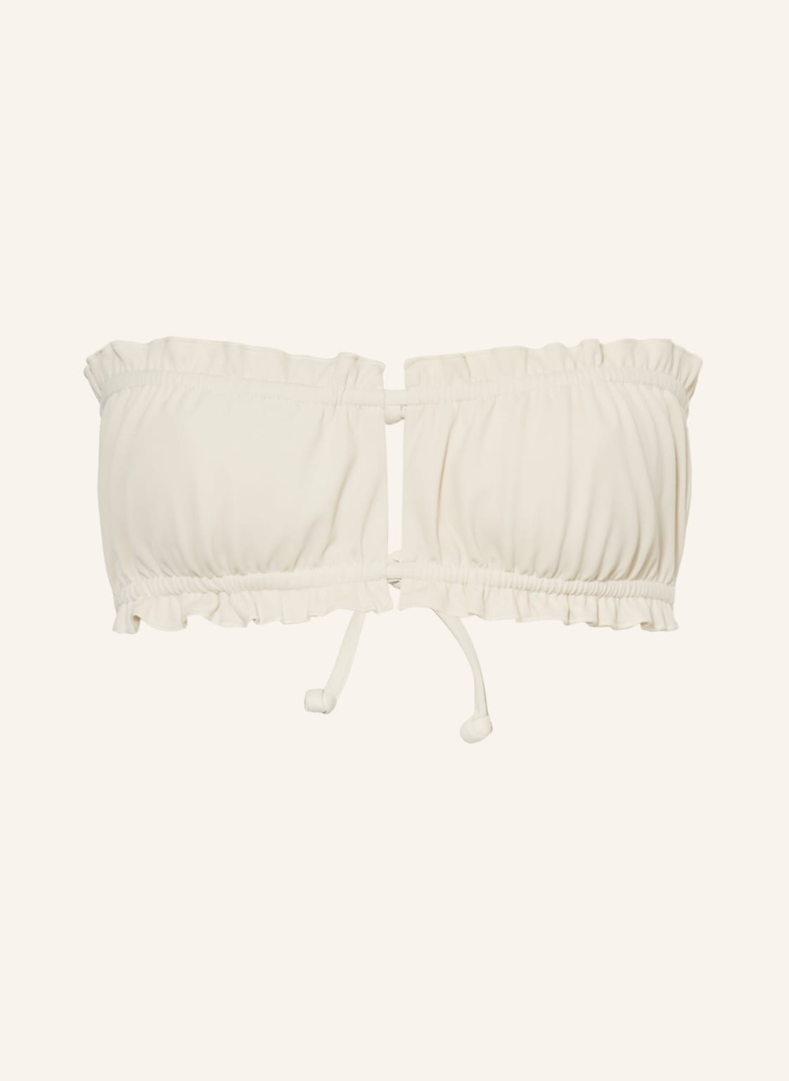 Image of Espadrij L'originale Bandeau-Bikini-Top Chloe weiss