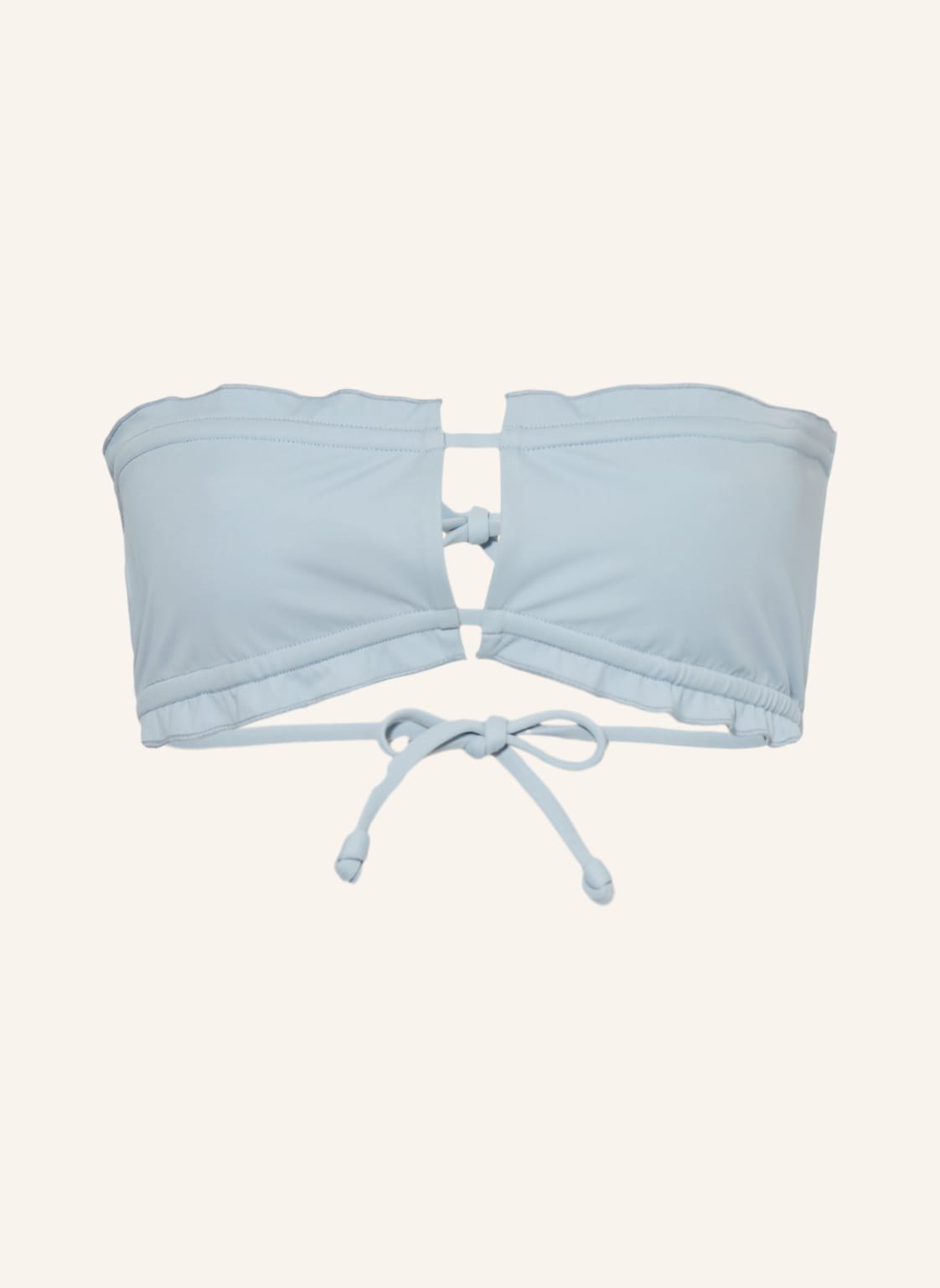 Image of Espadrij L'originale Bandeau-Bikini-Top Chloe blau
