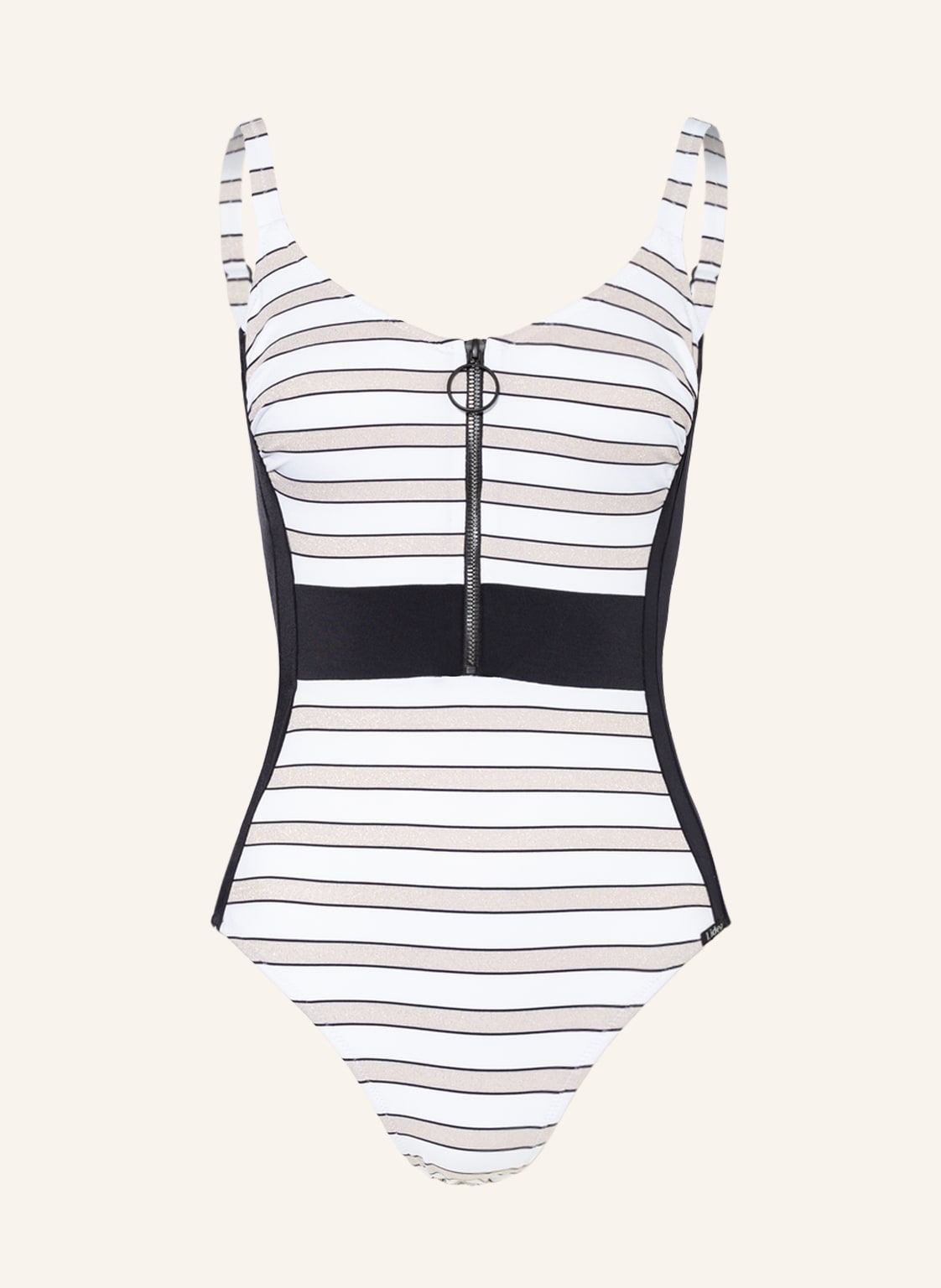 Image of Lidea Badeanzug Coastlines Mit Glitzergarn weiss