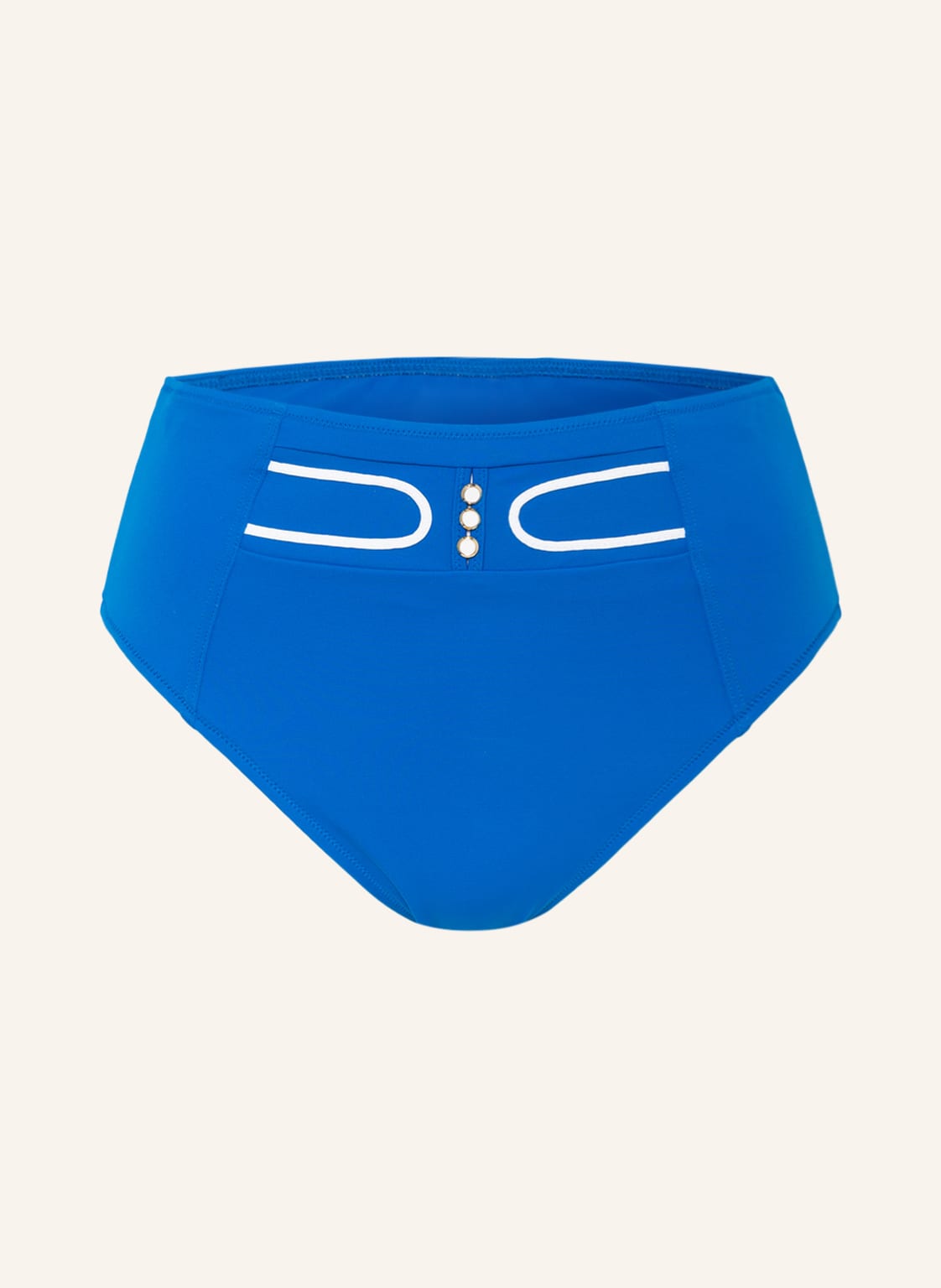 Image of Lidea High-Waist-Bikini-Hose Captain blau