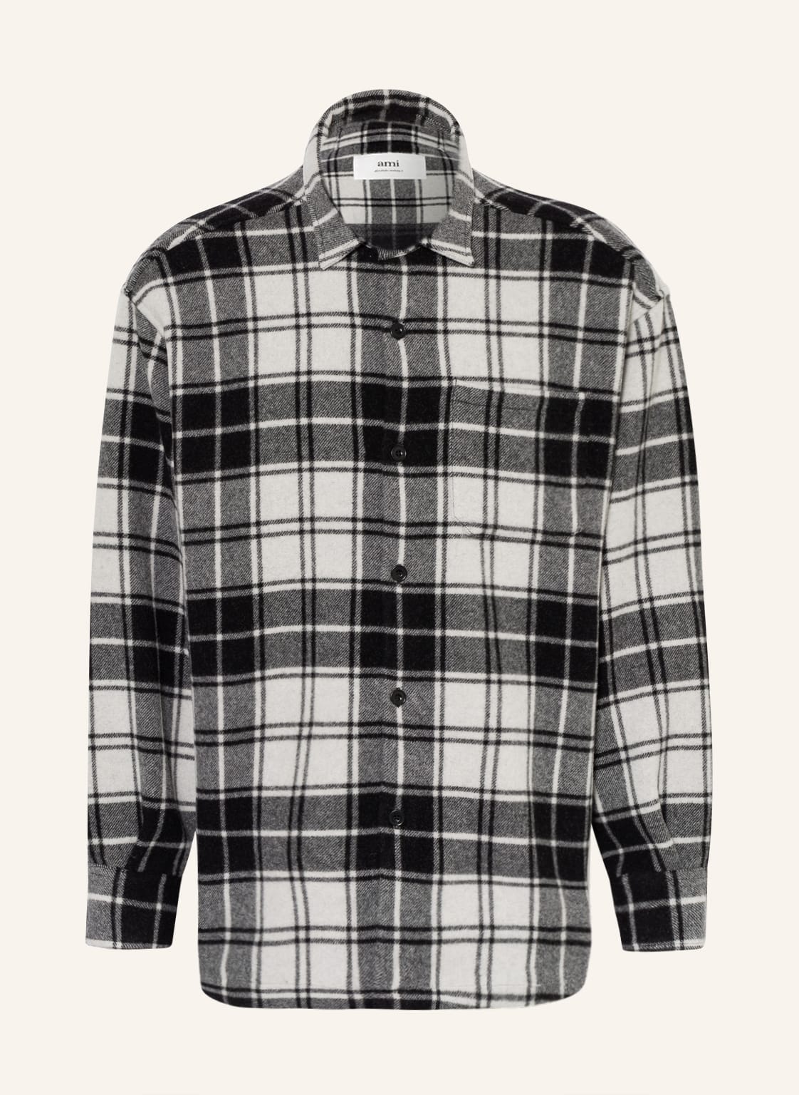 Image of Ami Paris Overshirt weiss