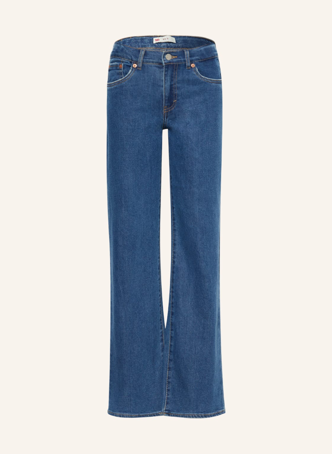 Image of Levi's® Straight Jeans Wide Leg blau