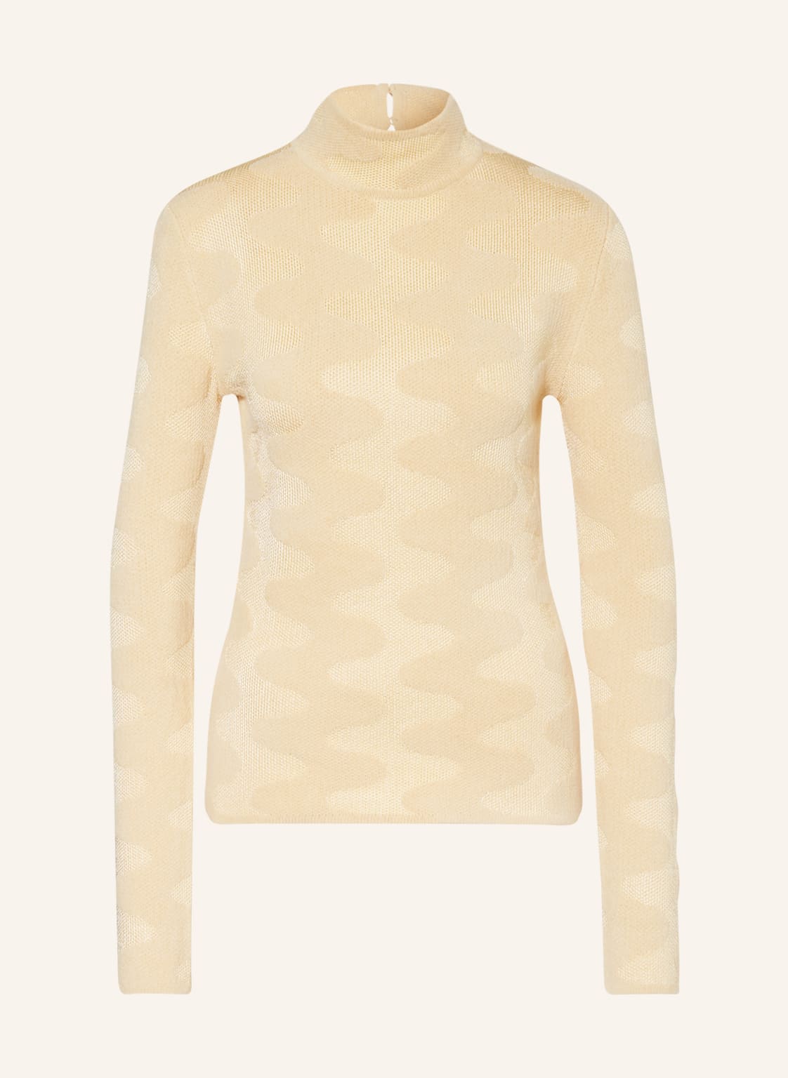 Image of Nanushka Jacquard-Pullover Myke weiss