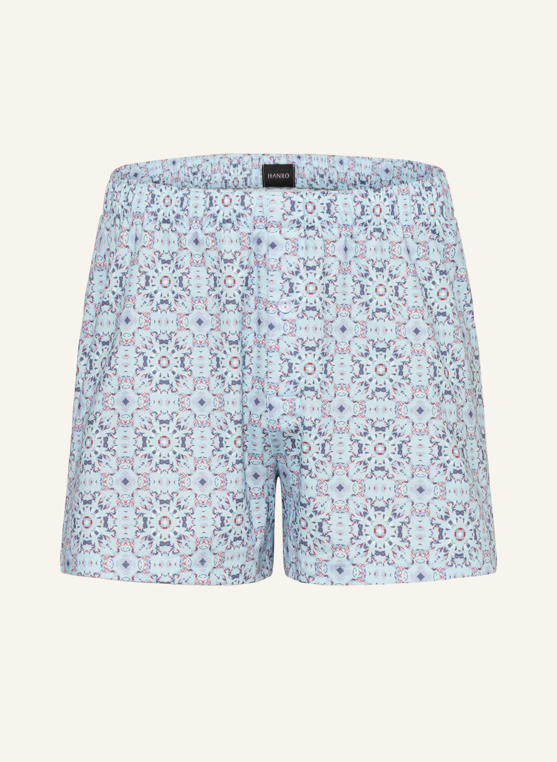 Image of Hanro Boxershorts Fancy Jersey blau