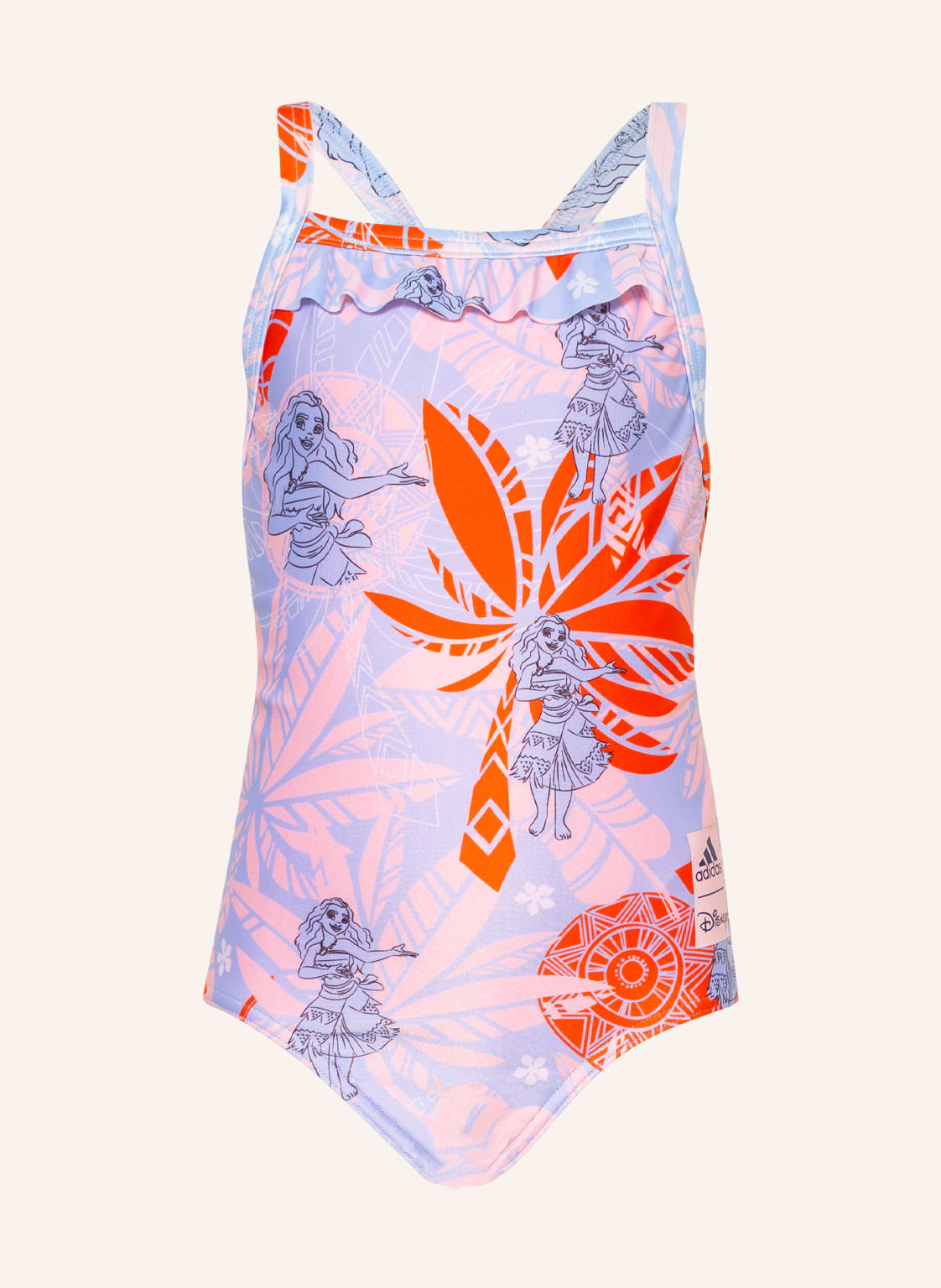 Image of Adidas Originals High-Neck-Badeanzug blau