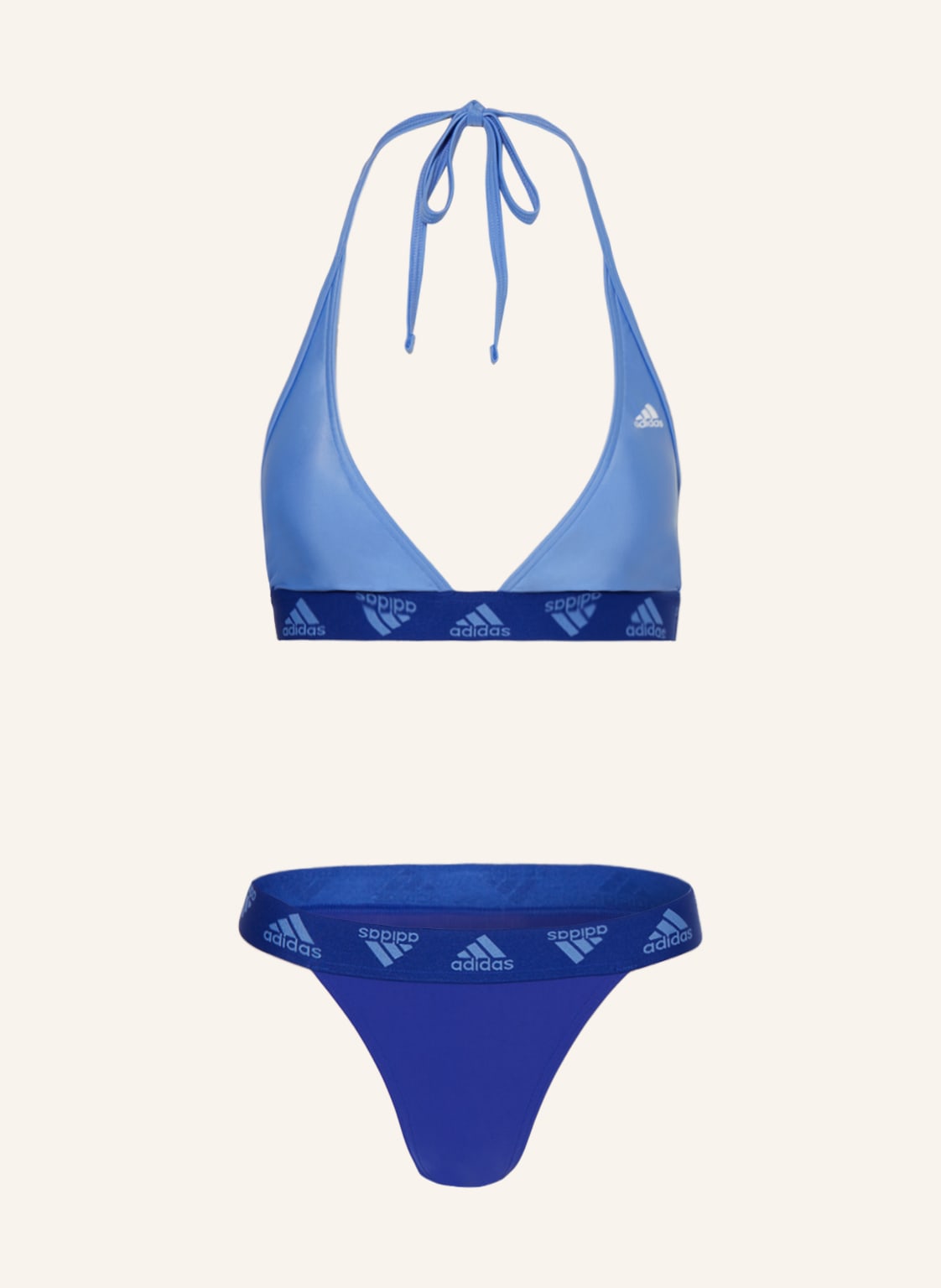 Image of Adidas Triangel-Bikini blau