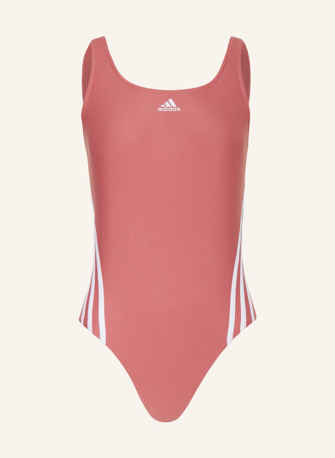 Image of Adidas Badeanzug 3-Streifen pink