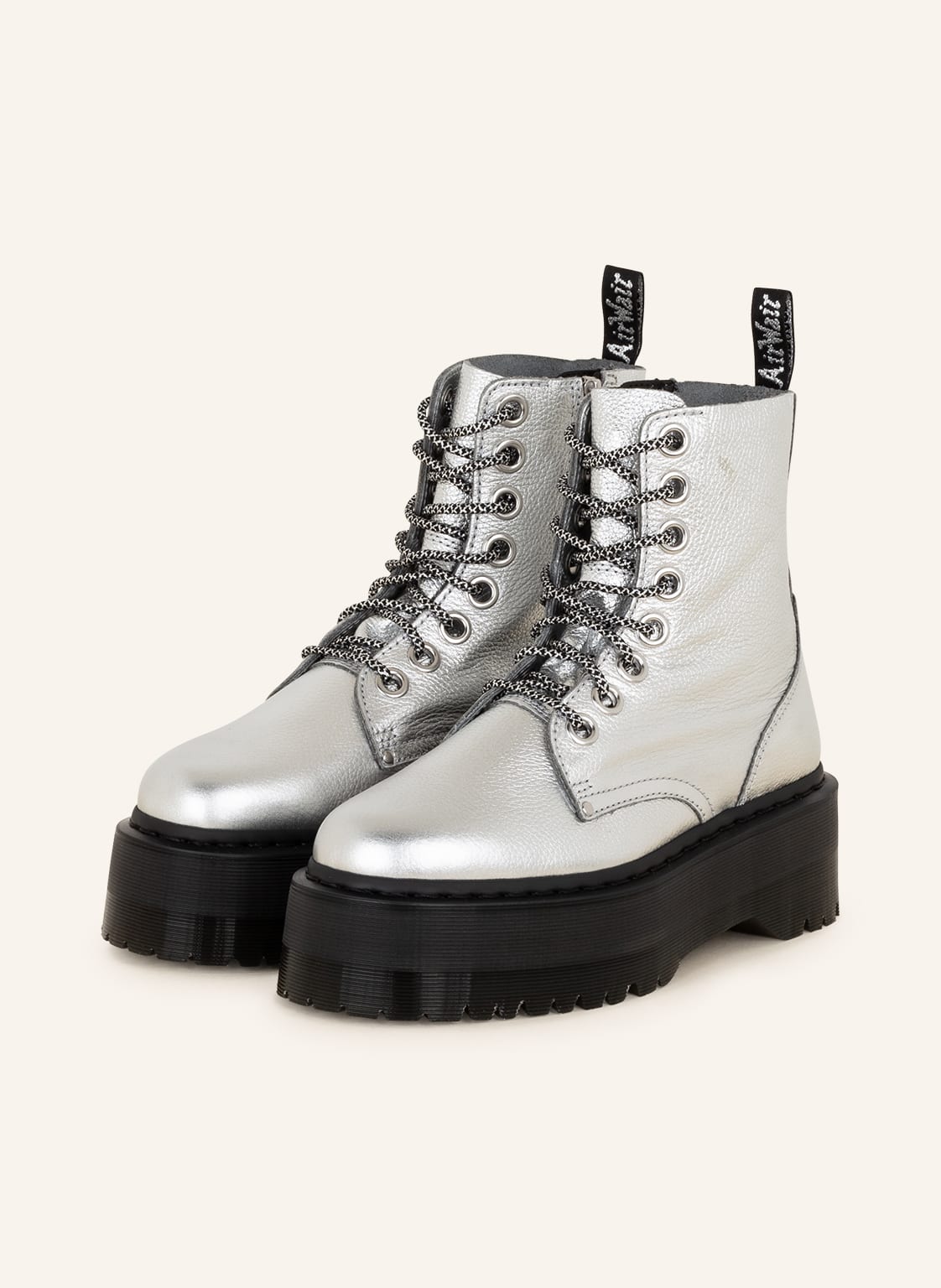 Image of Dr. Martens Schnürboots Jadon Max silber