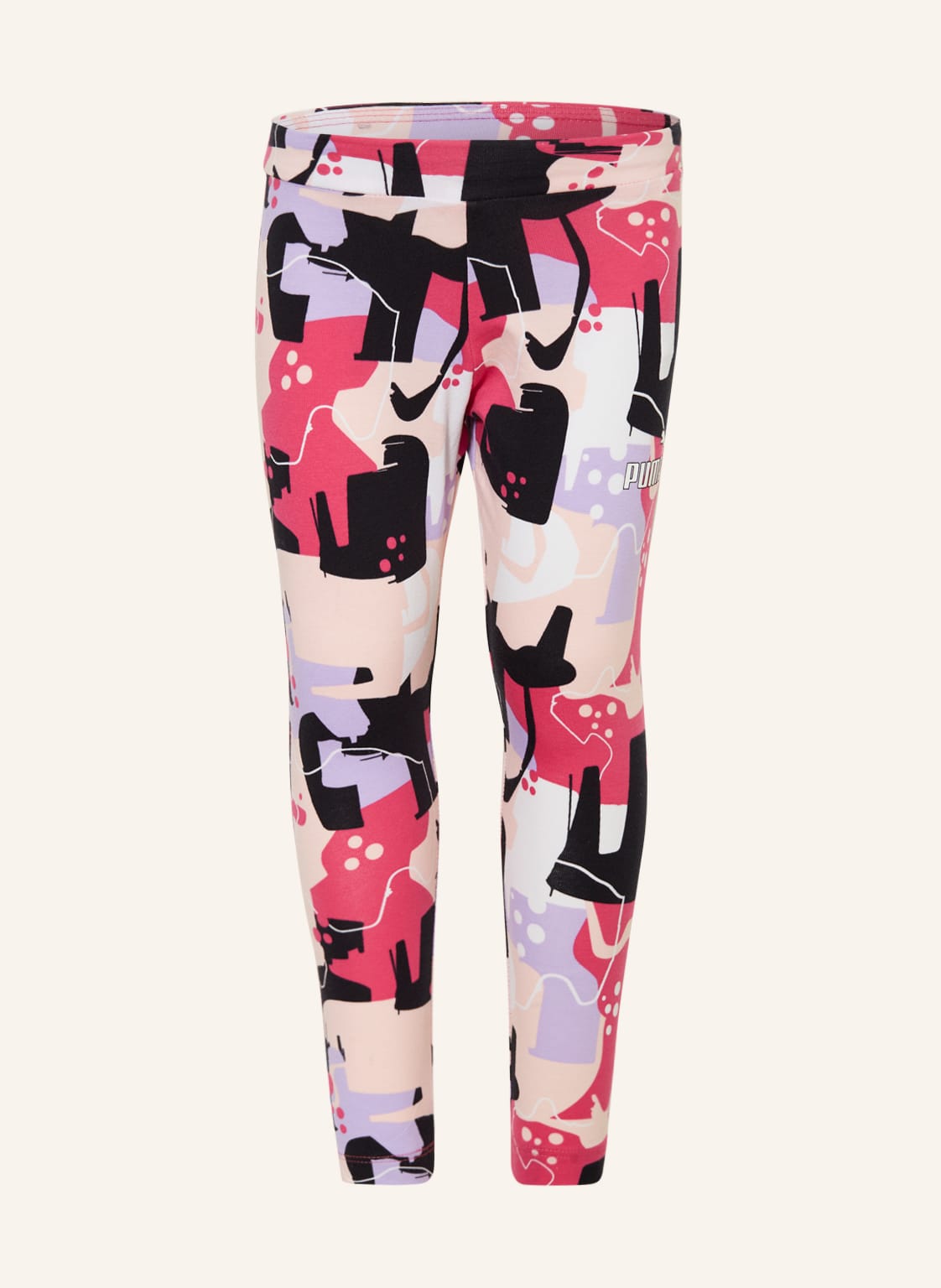 Image of Puma Tights Essentials+ Street Art pink