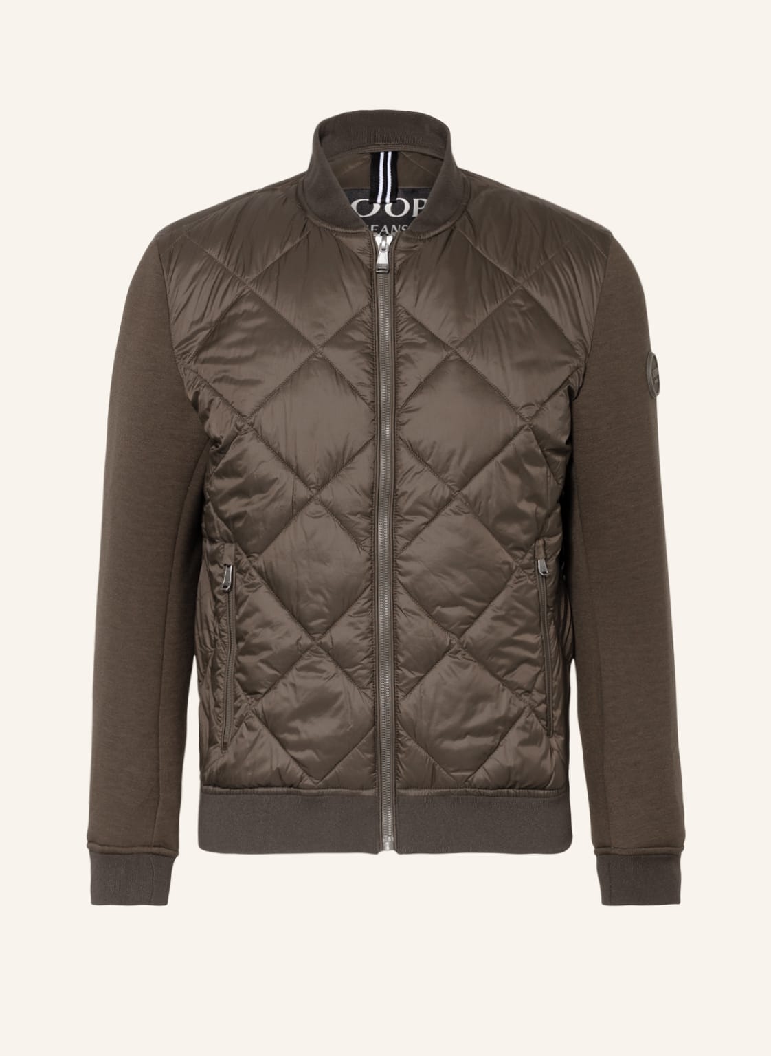 Image of Joop! Jeans Steppjacke Nelsen Im Materialmix gruen