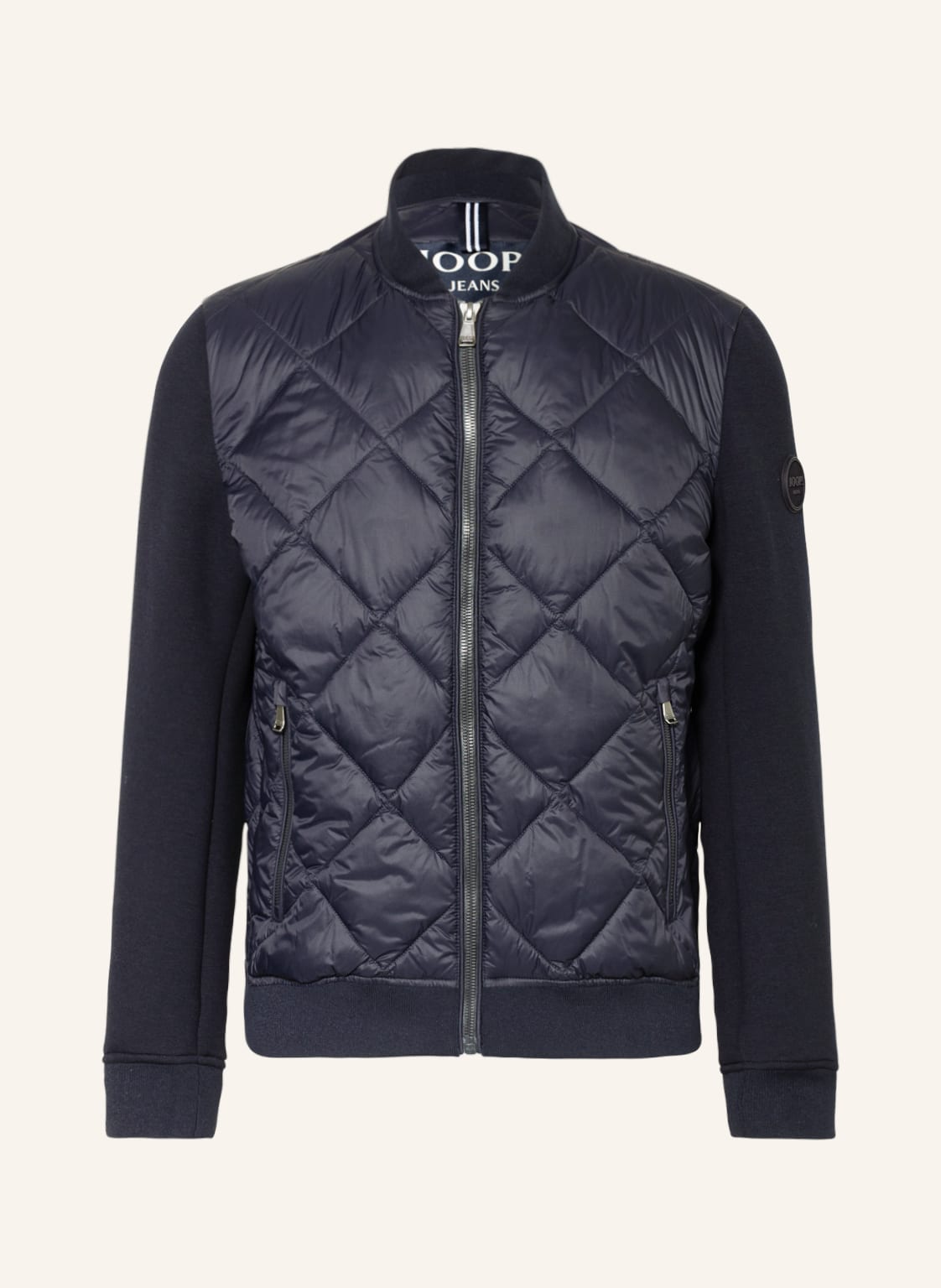 Image of Joop! Jeans Steppjacke Nelsen Im Materialmix blau