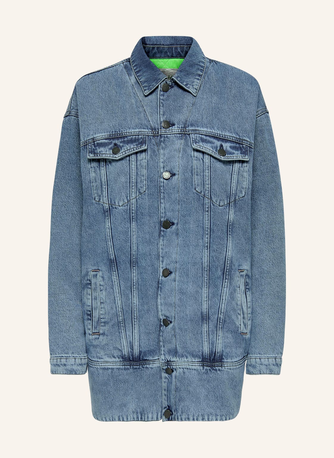 Image of Only Oversized-Jeansjacke blau