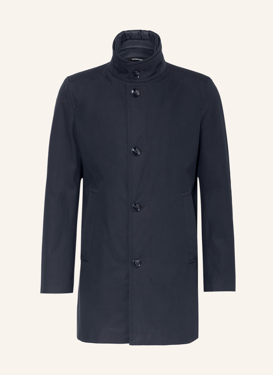 Image of Strellson Mantel Finlay Mit Abnehmbarer Blende blau