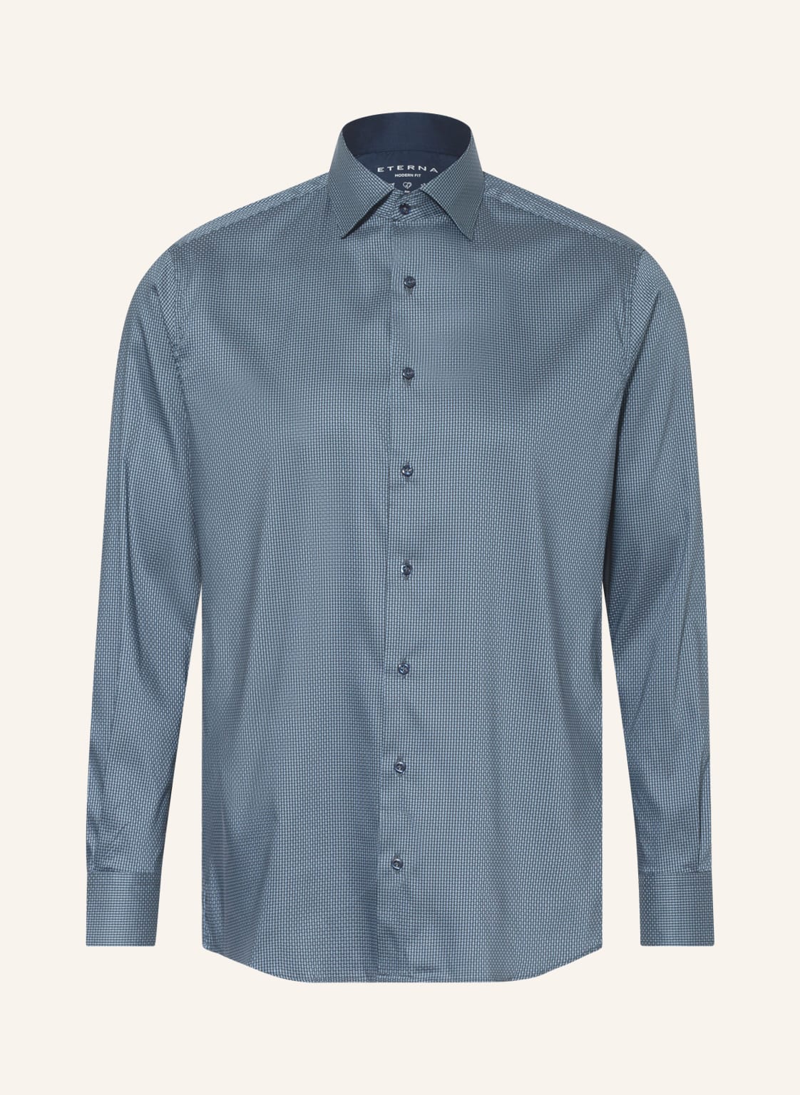 Image of Eterna Hemd Modern Fit silber