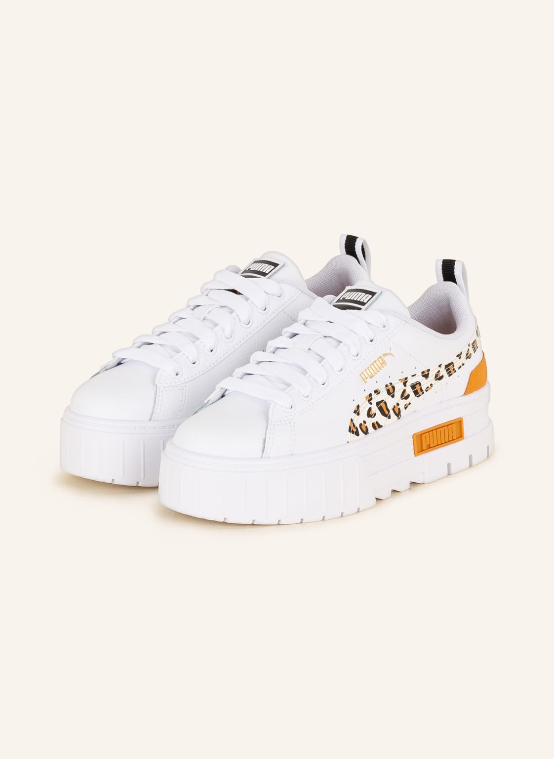 Image of Puma Sneaker Mayze Wild Jr weiss