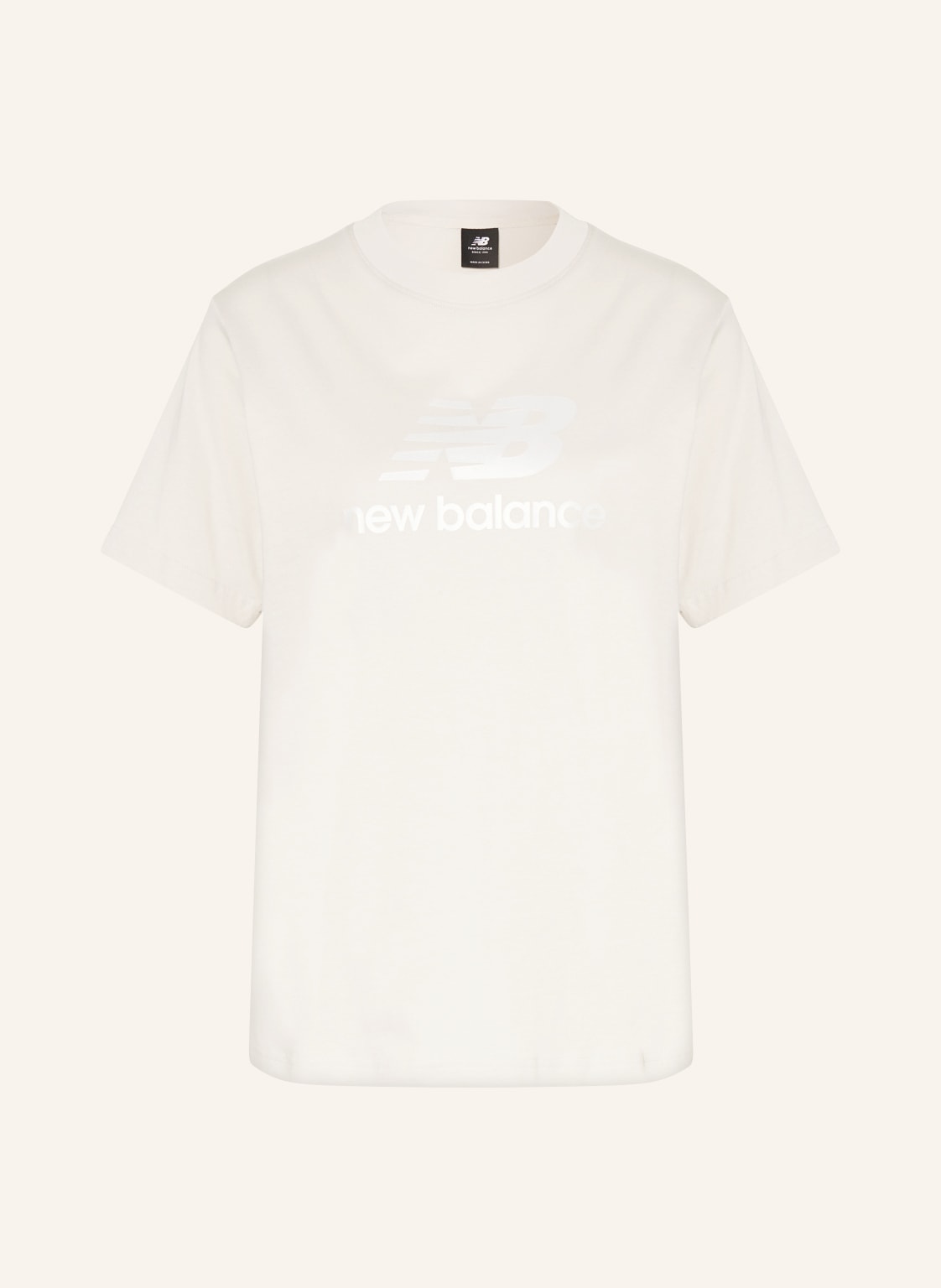 Image of New Balance T-Shirt Athletics Pearl beige