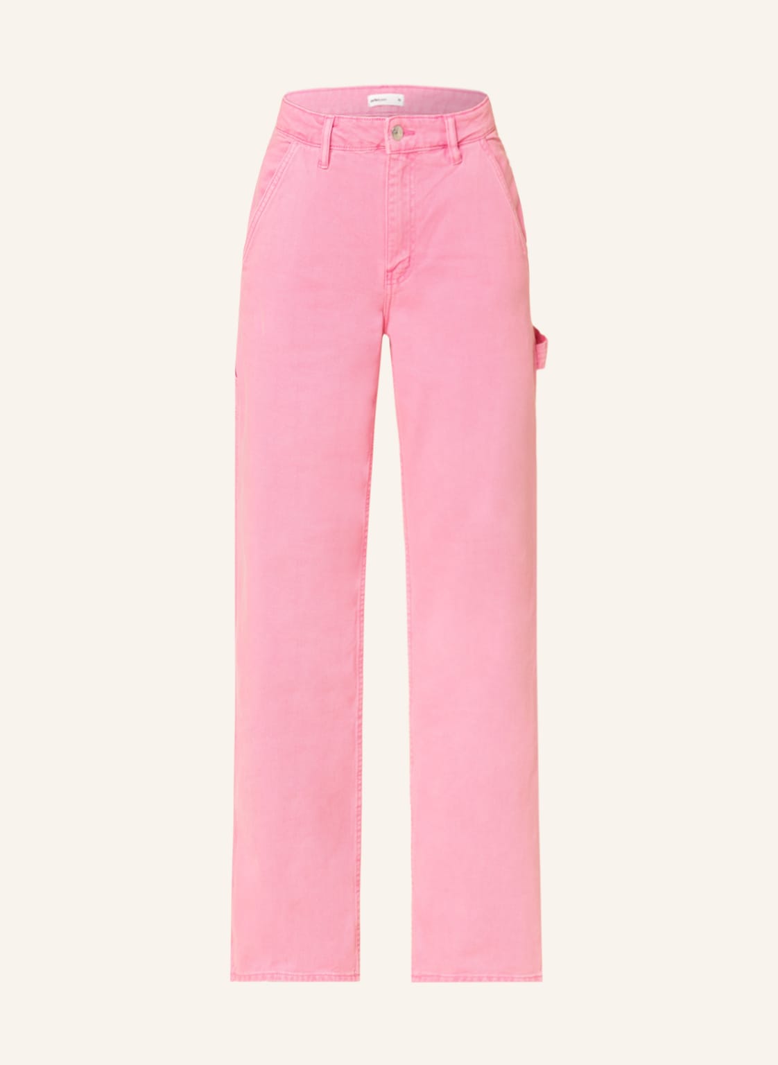 Image of Gina Tricot Straight Jeans Carpenter pink