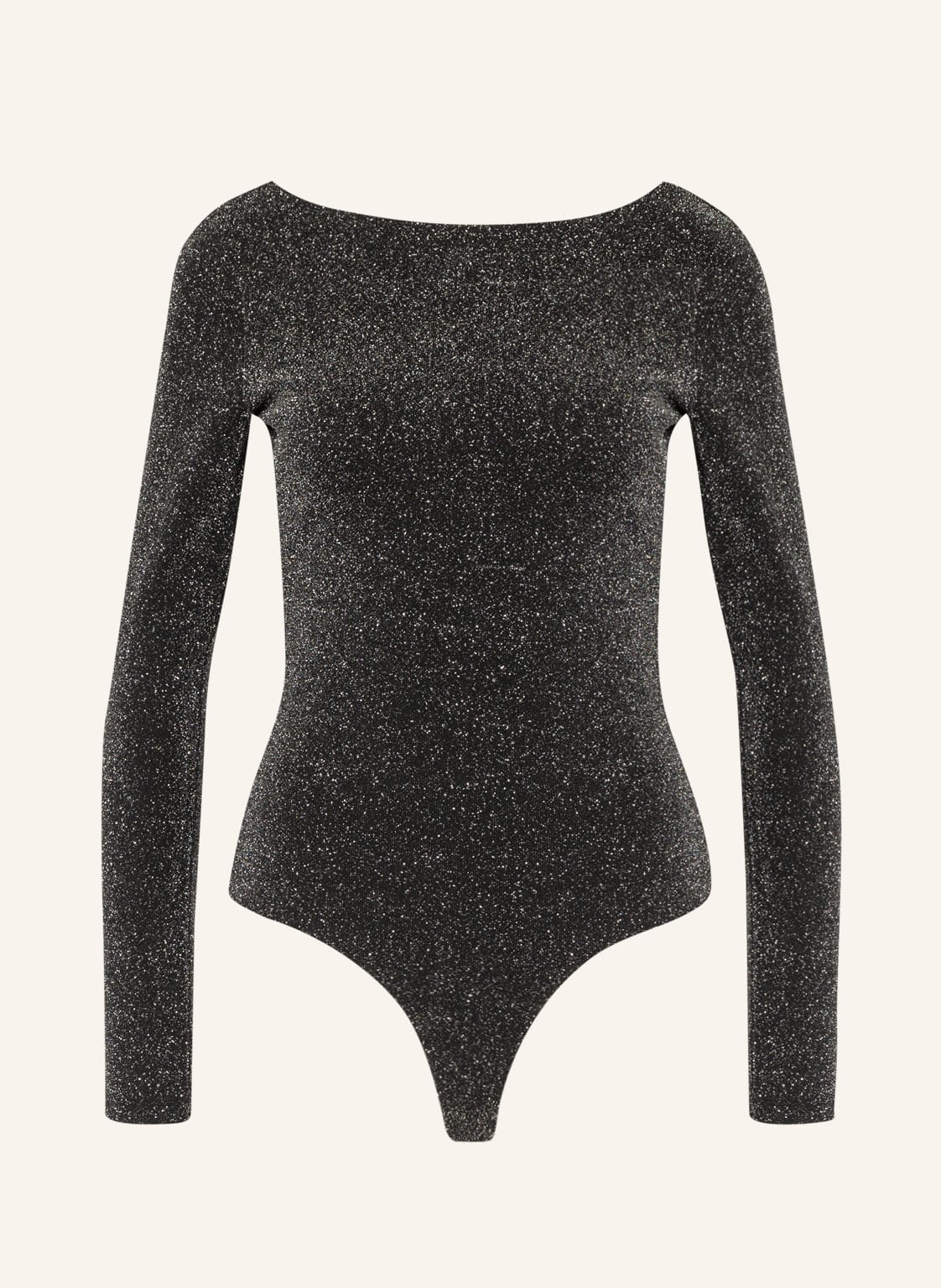 Image of Hugo Body Notta Mit Glitzergarn schwarz