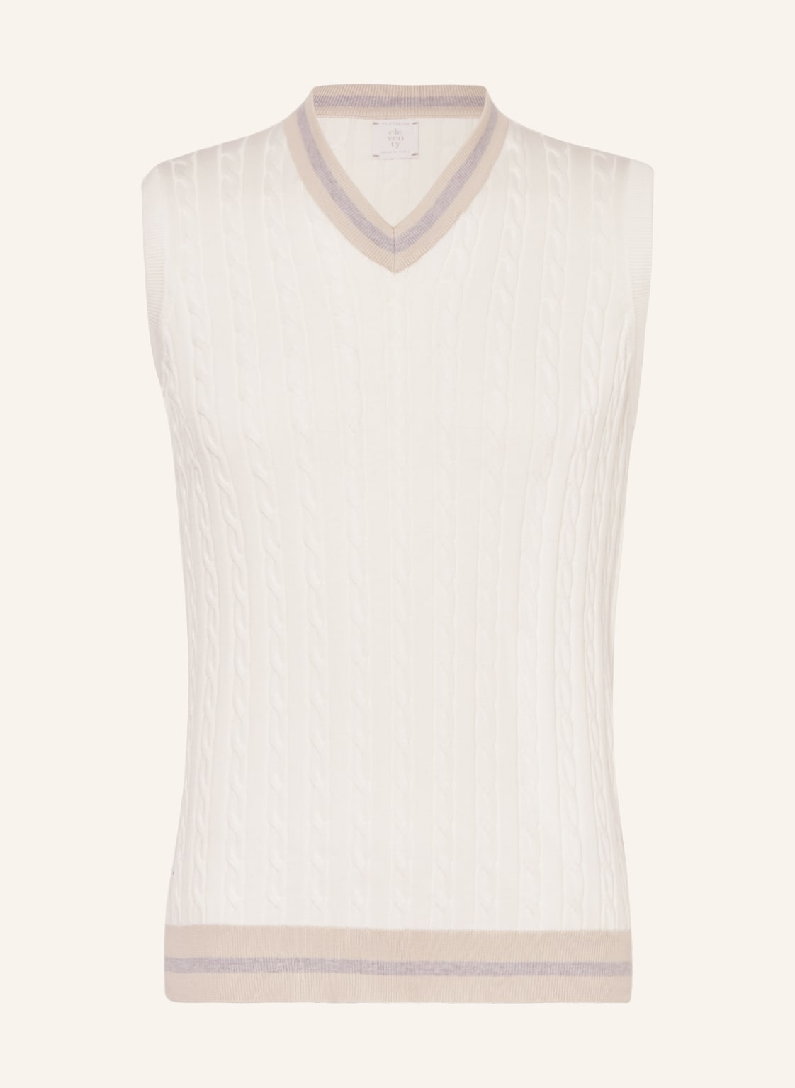 Image of Eleventy Pullunder weiss