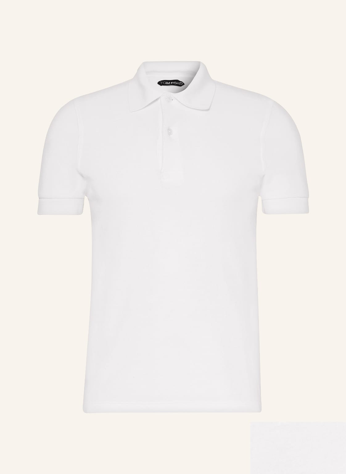 Image of Tom Ford Frottee-Poloshirt weiss