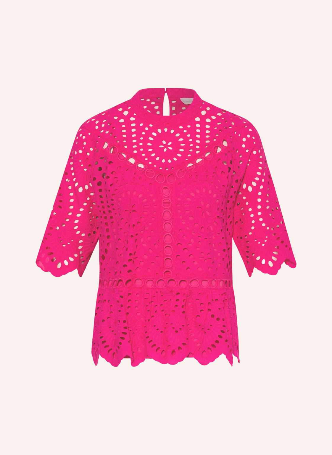 Image of Sportalm Blusenshirt Mit Lochstickereien pink
