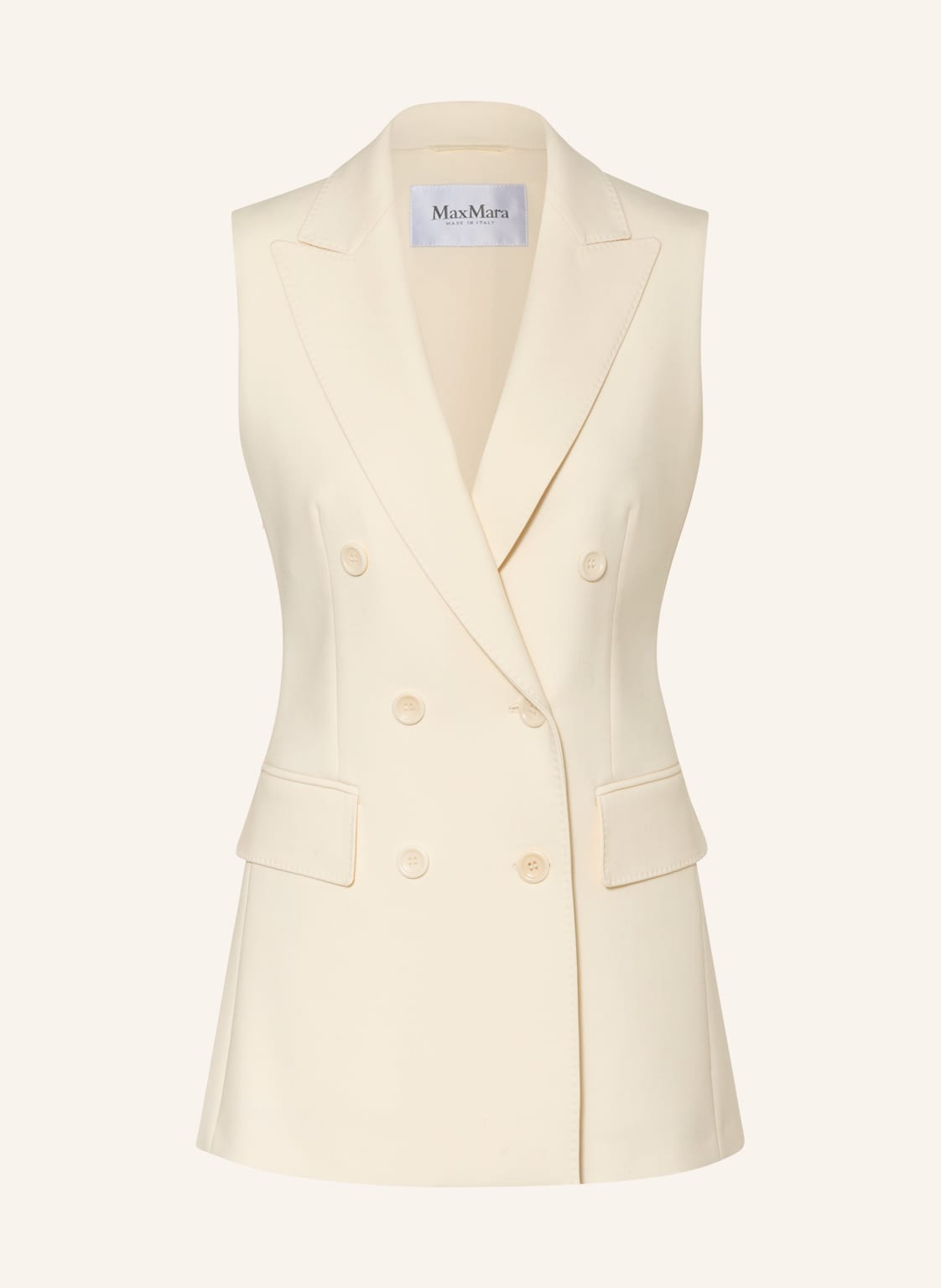 Image of Max Mara Blazerweste Pallida weiss