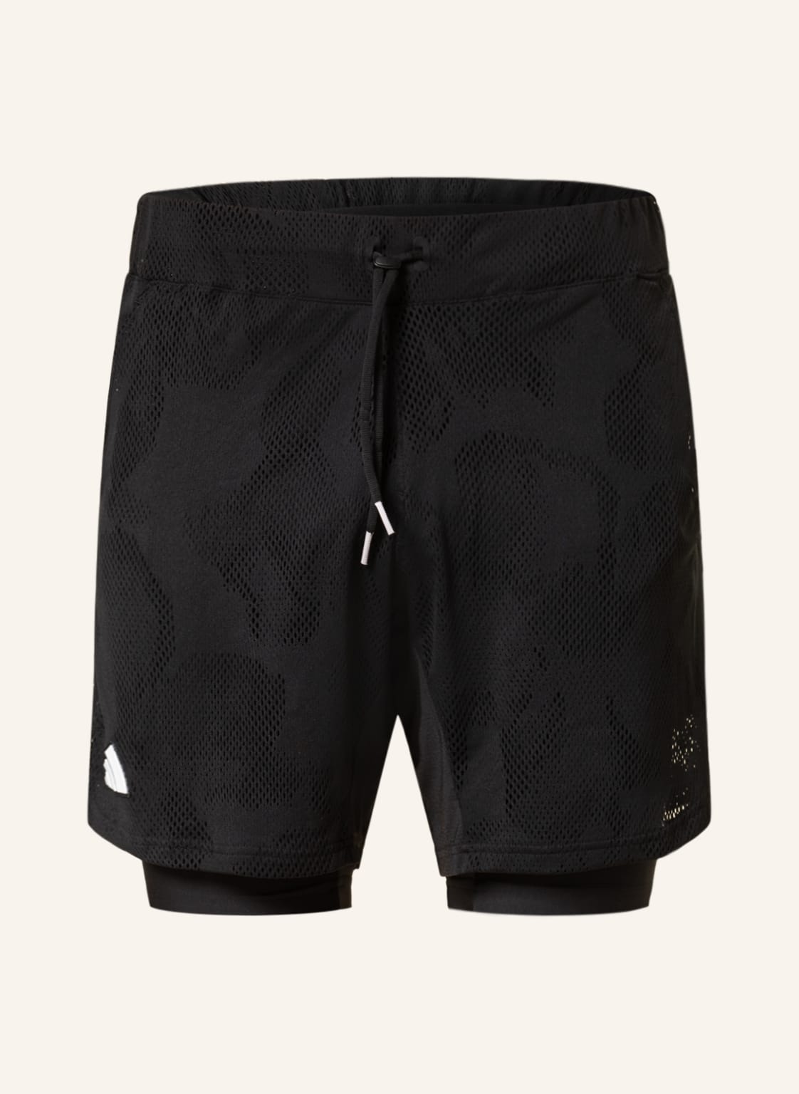 Image of Adidas 2-In-1-Tennisshorts Melbourne Mit Mesh schwarz