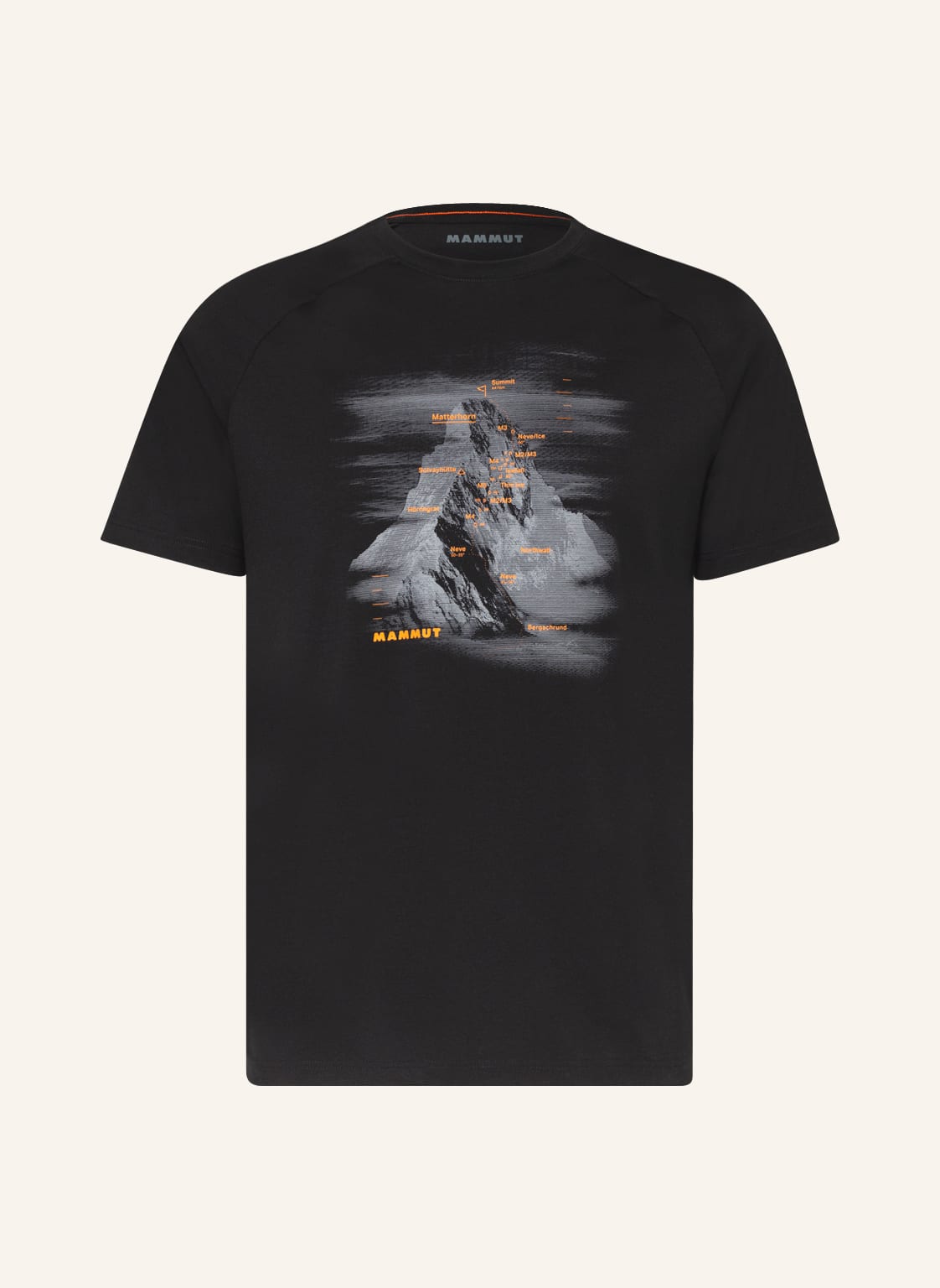 Image of Mammut T-Shirt Mountain Hörnligrat schwarz