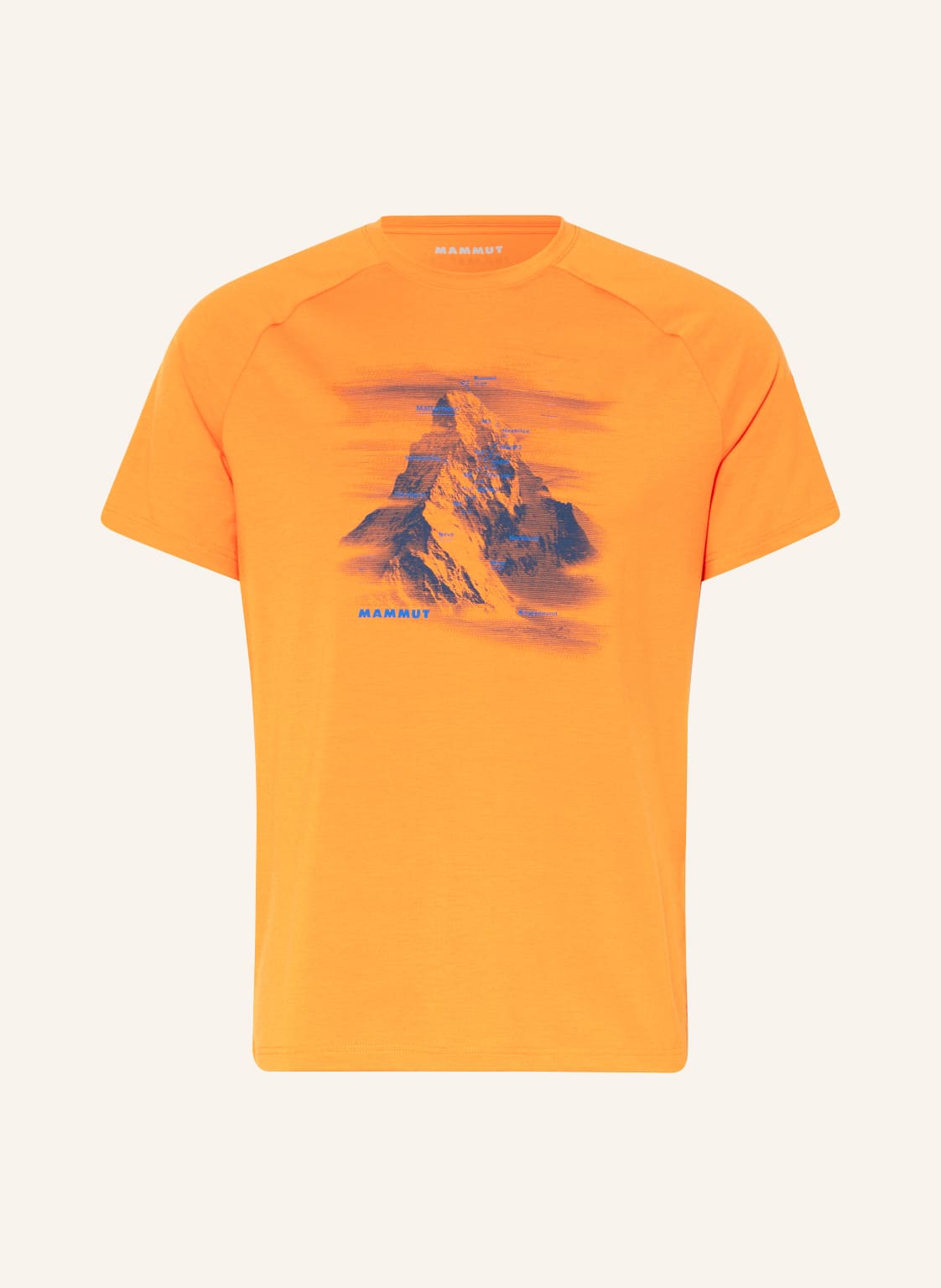 Image of Mammut T-Shirt Mountain Hörnligrat orange